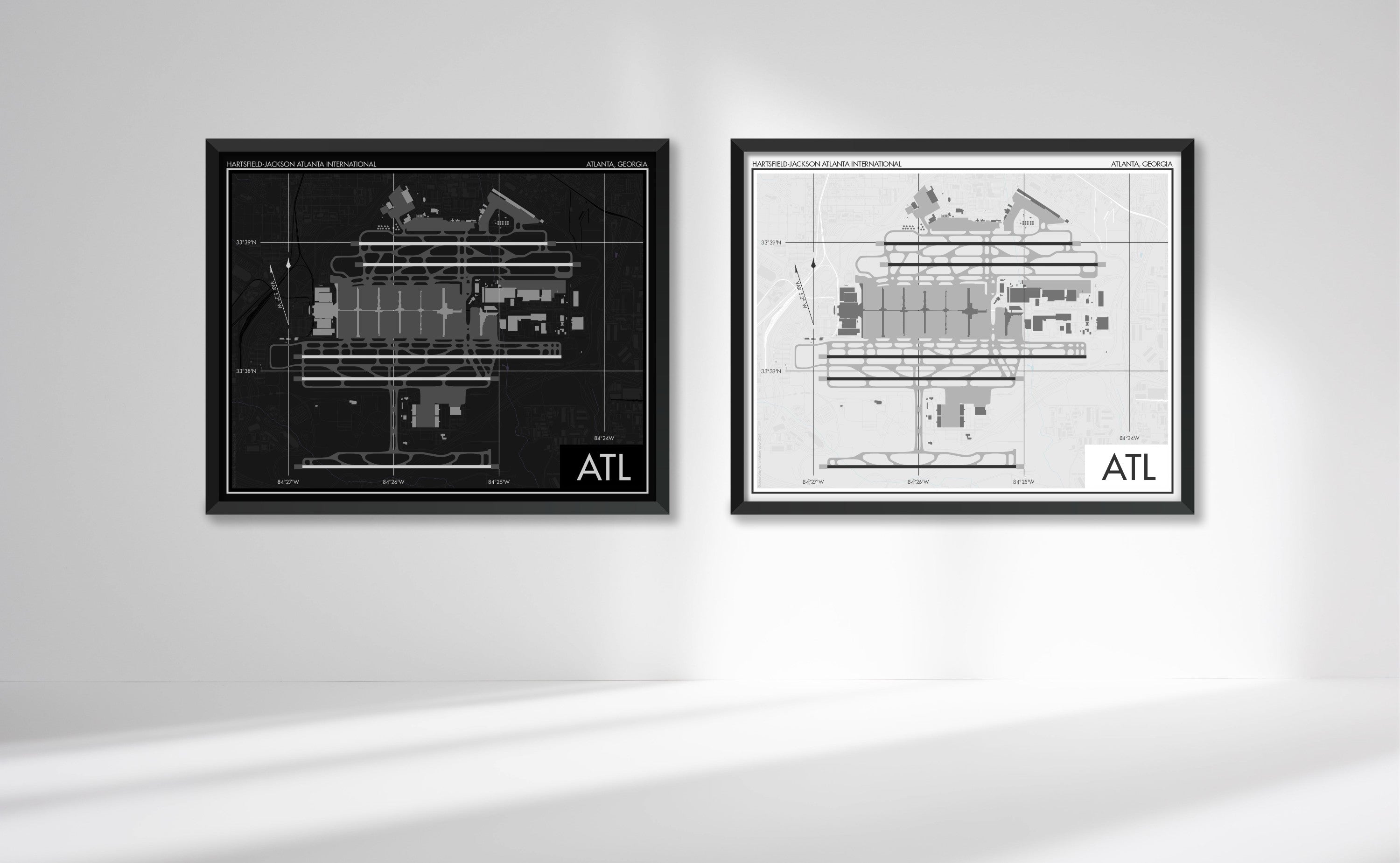 Hartsfield Jackson Atlanta International Airport Art Print, ATL