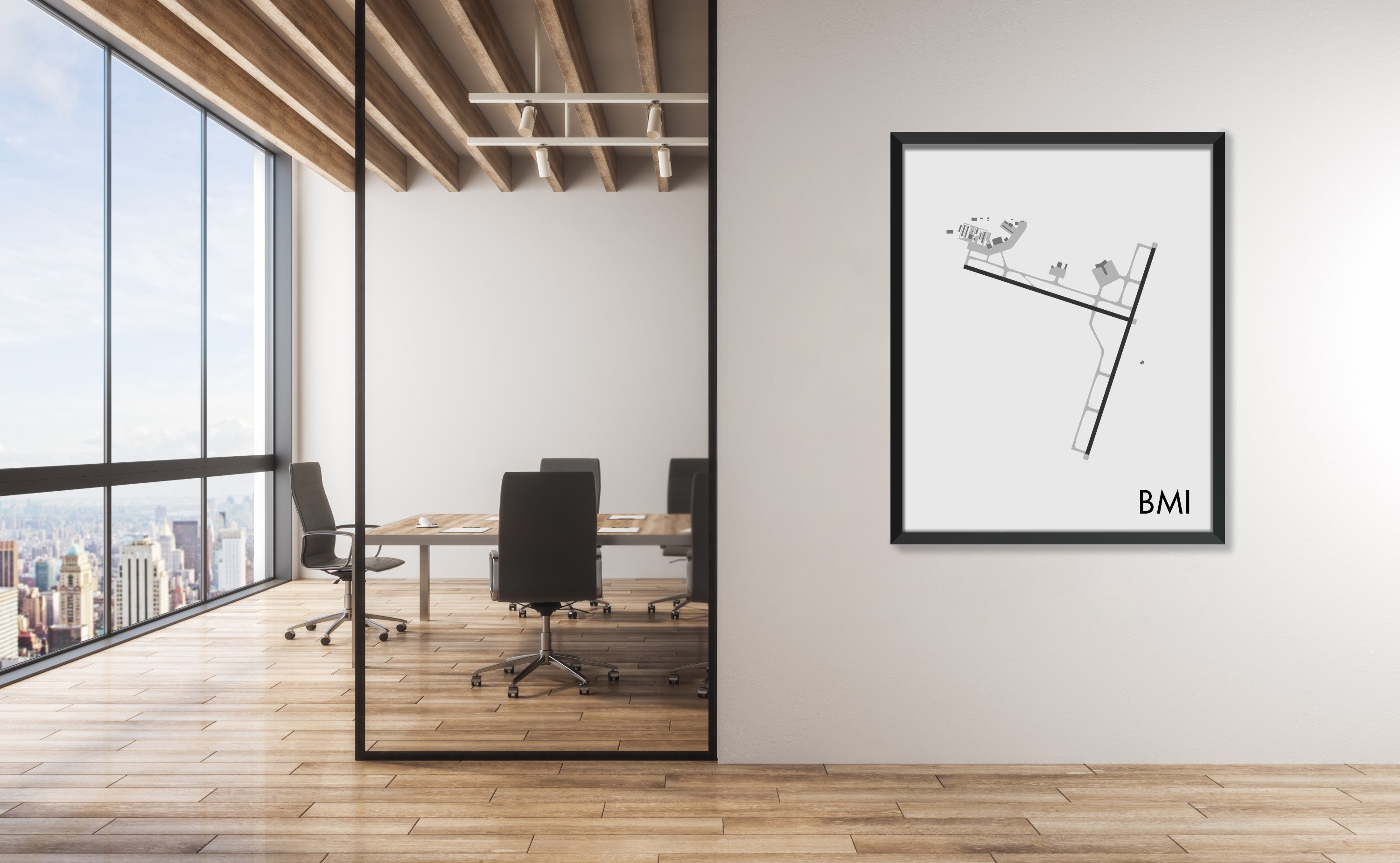 Central Illinois Regional Airport at Bloomington-Normal Airport (BMI) Art Print