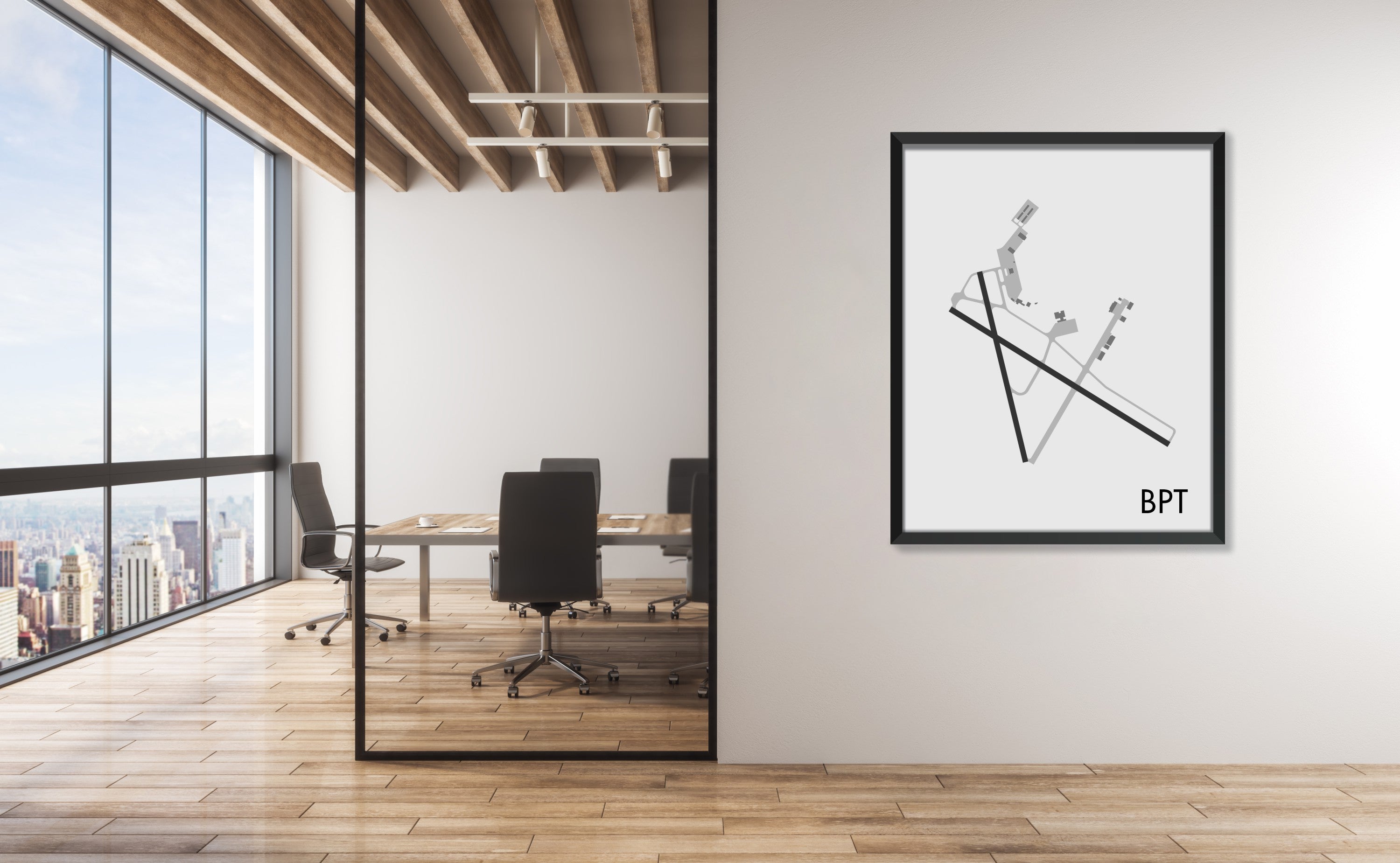 Jack Brooks Regional Airport (BPT) Art Print