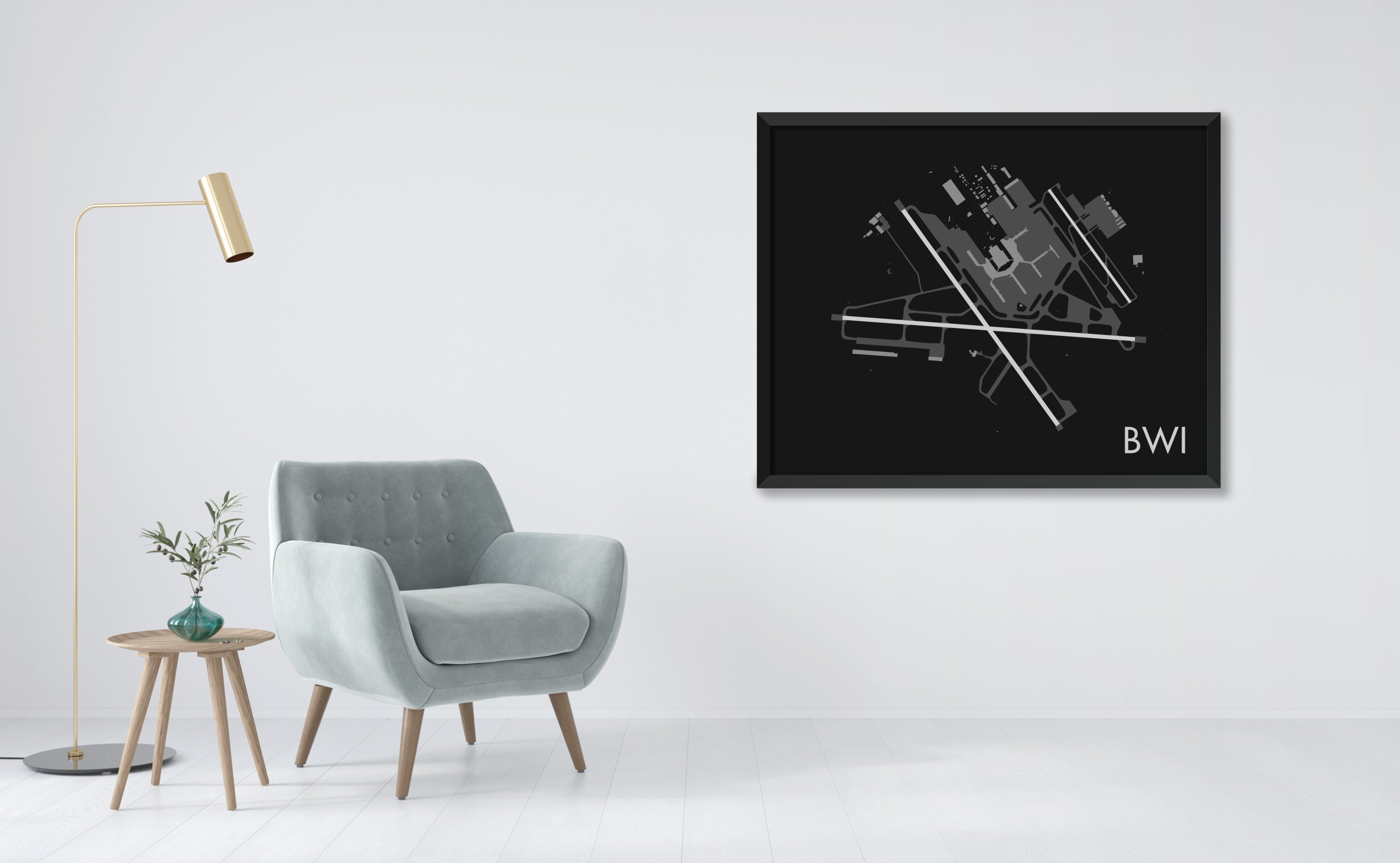 Baltimore Washington Thurgood Marshall Airport (BWI) Art Print
