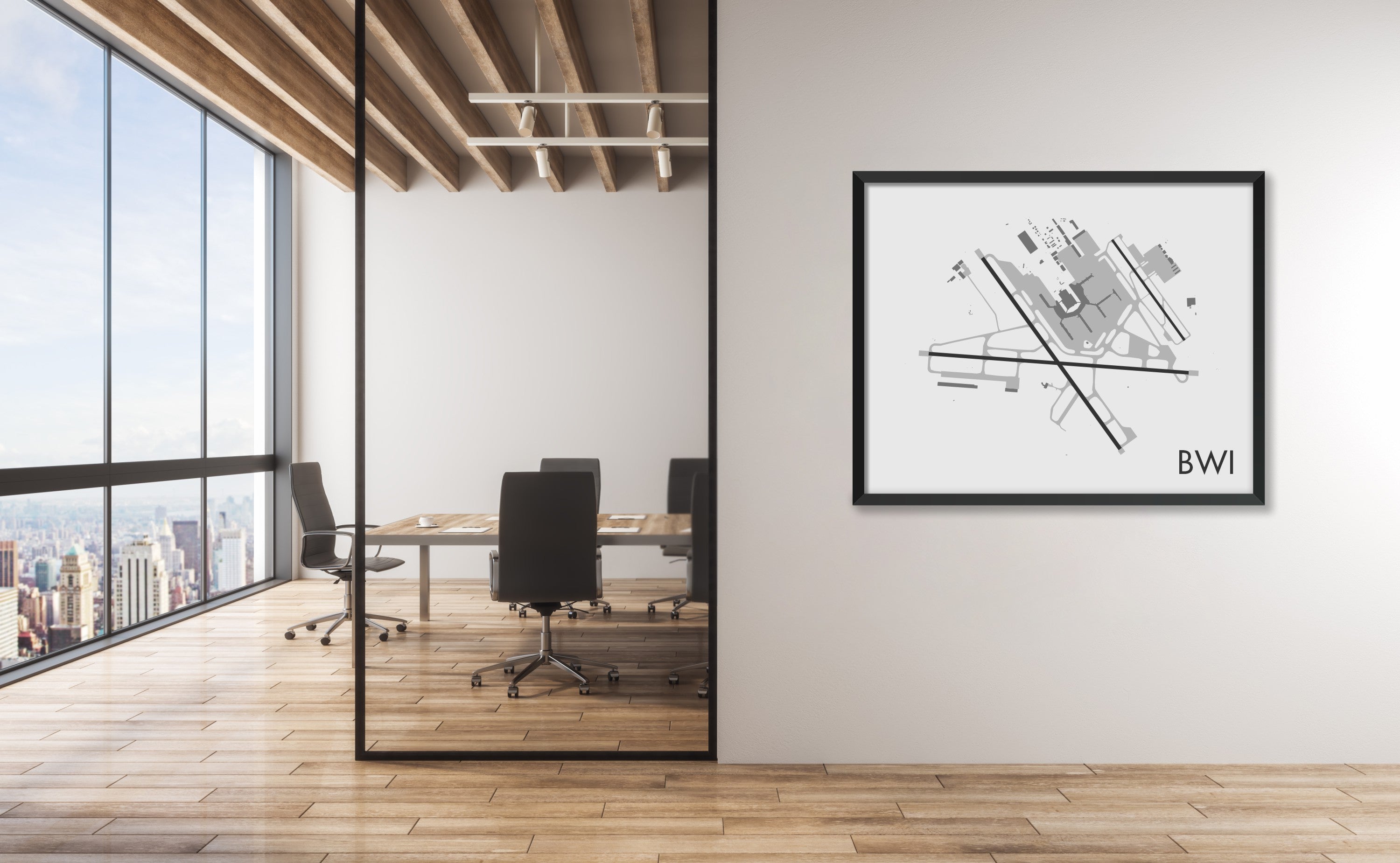Baltimore Washington Thurgood Marshall Airport (BWI) Art Print