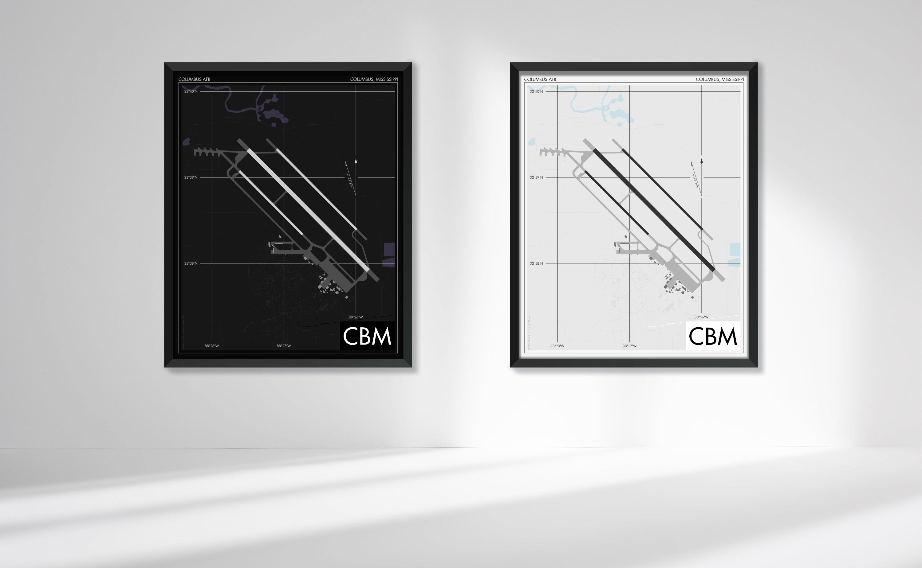 Columbus Air Force Base (CBM) Art Print