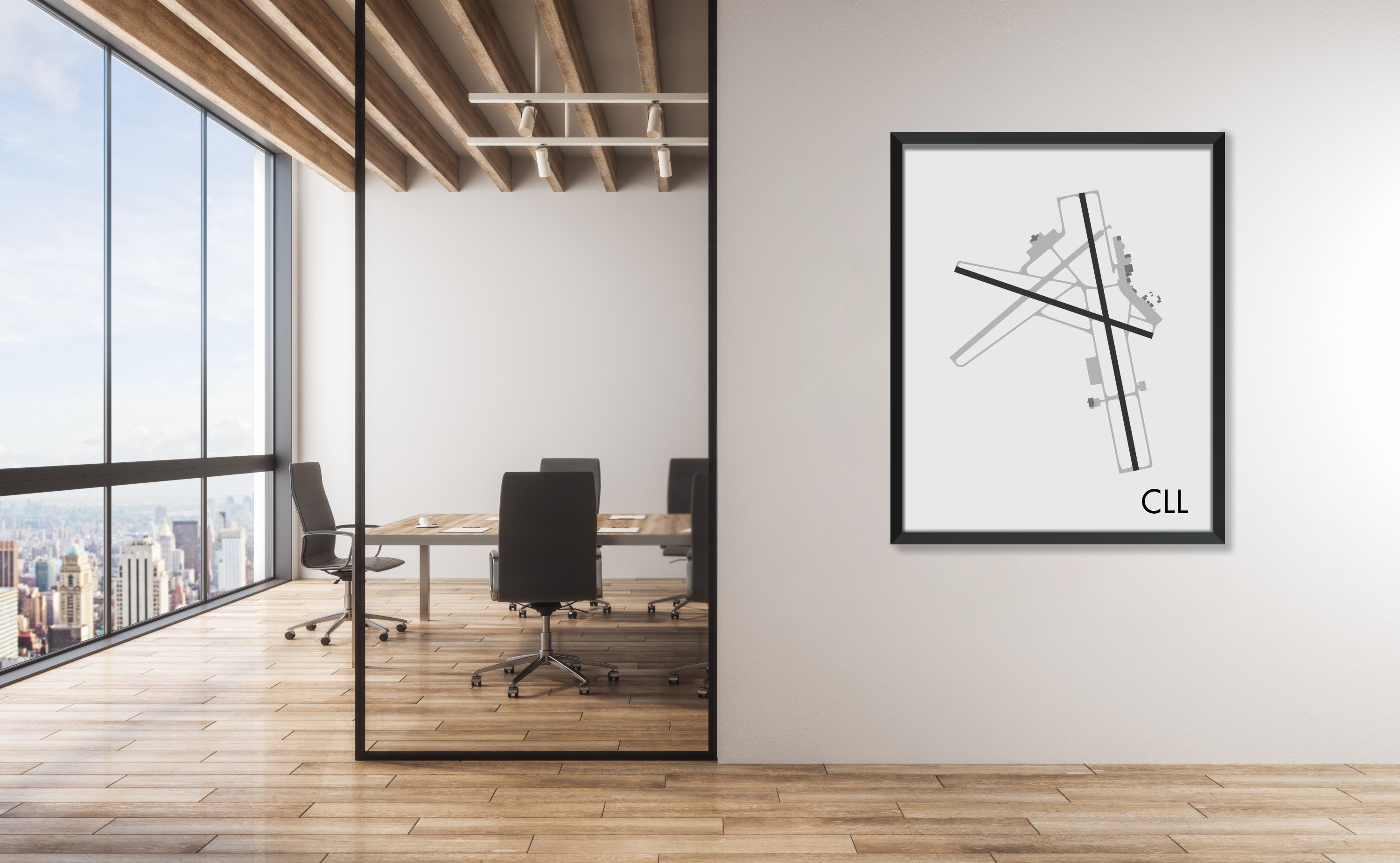 Easterwood Field Airport (CLL) Art Print