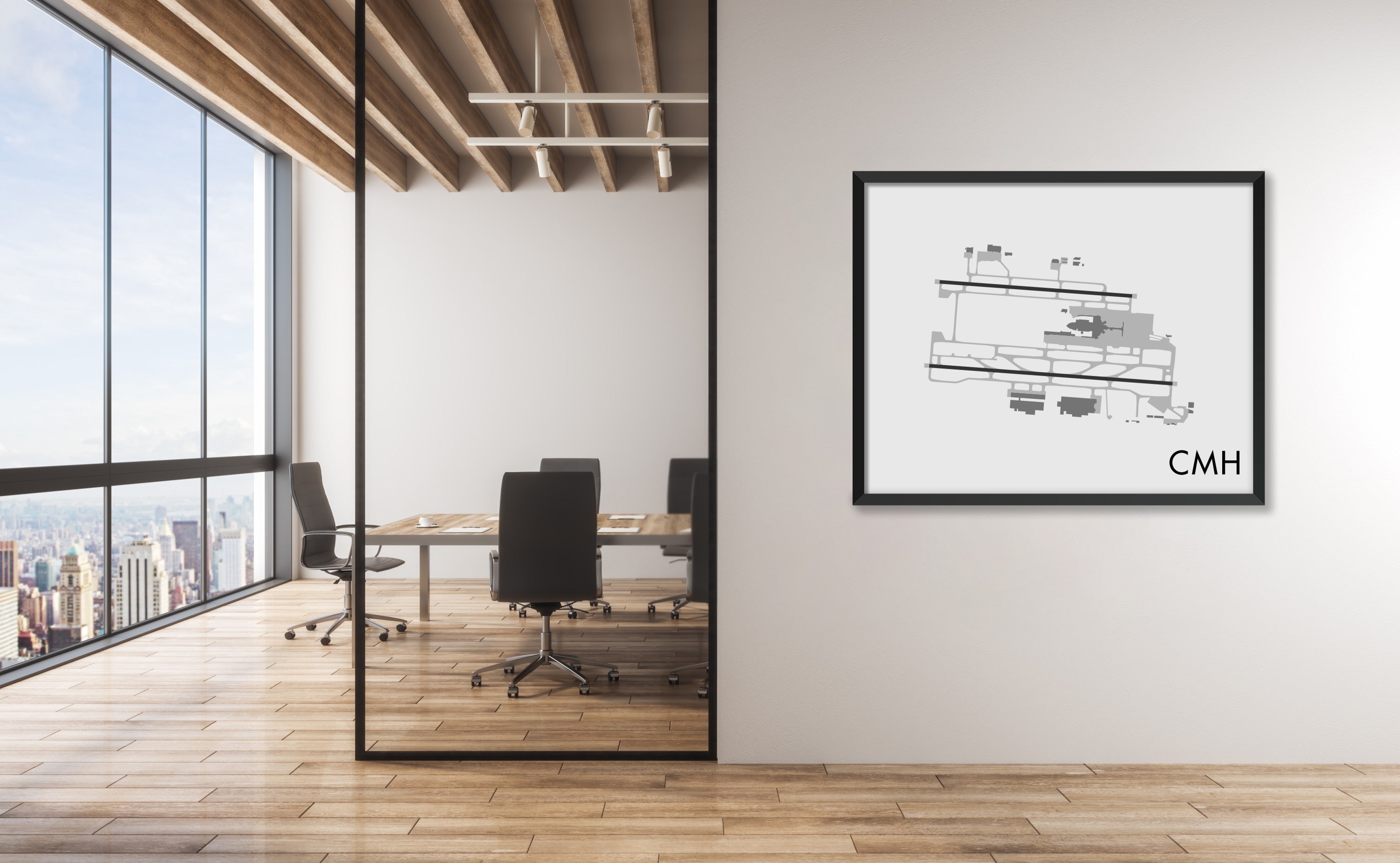 John Glenn Columbus International Airport (CMH) Art Print