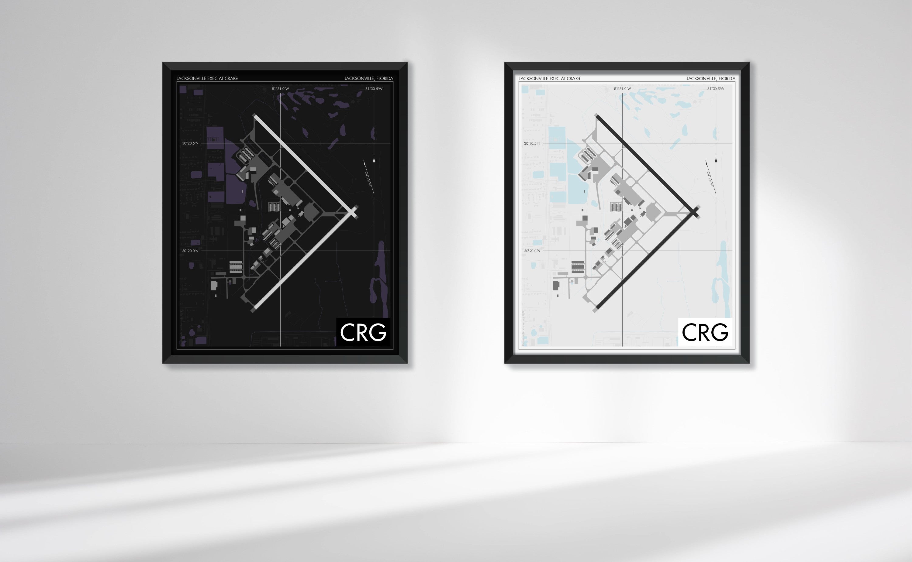 Jacksonville Executive at Craig Airport (CRG) Art Print