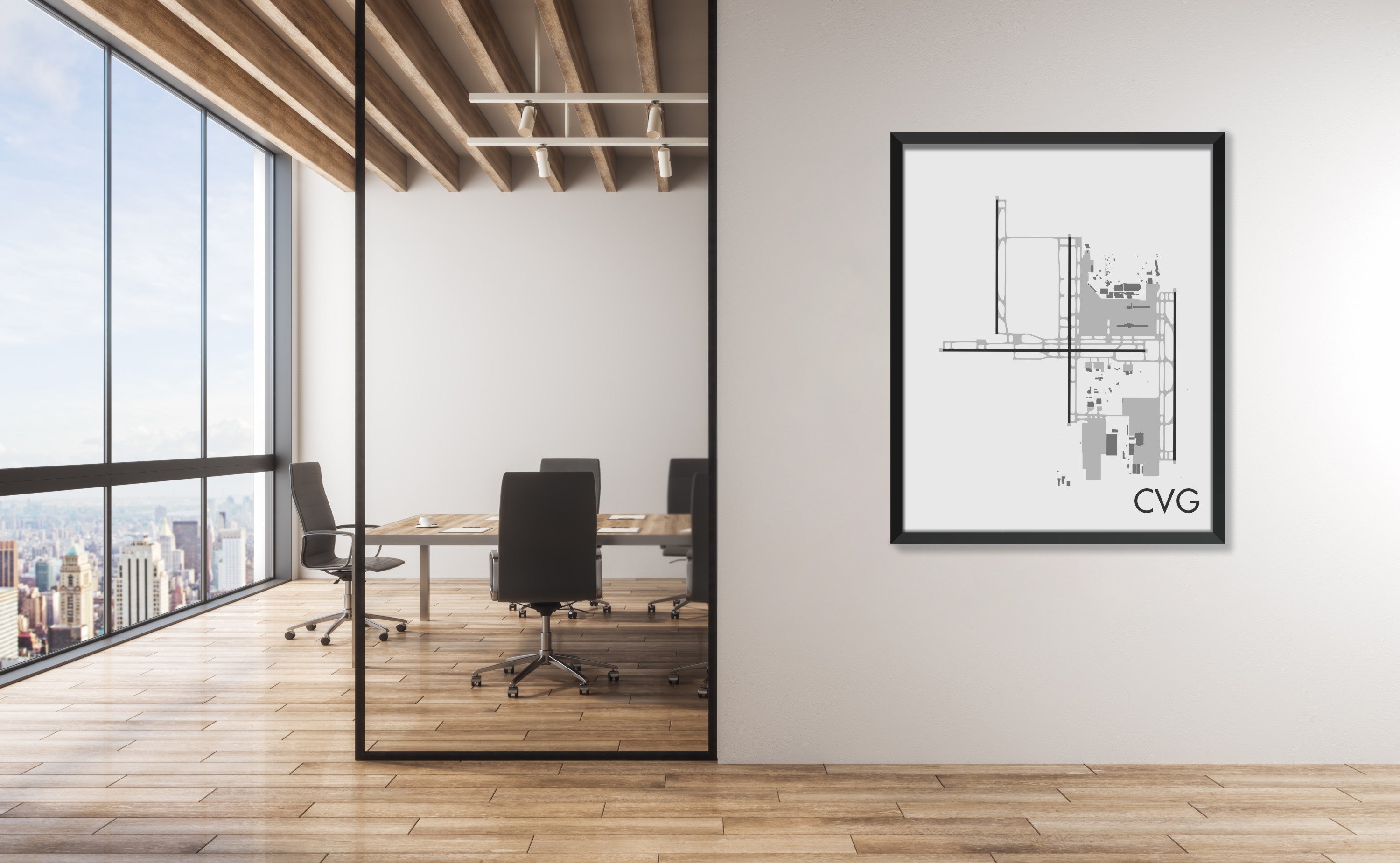Cincinnati/Northern Kentucky Airport (CVG) Art Print