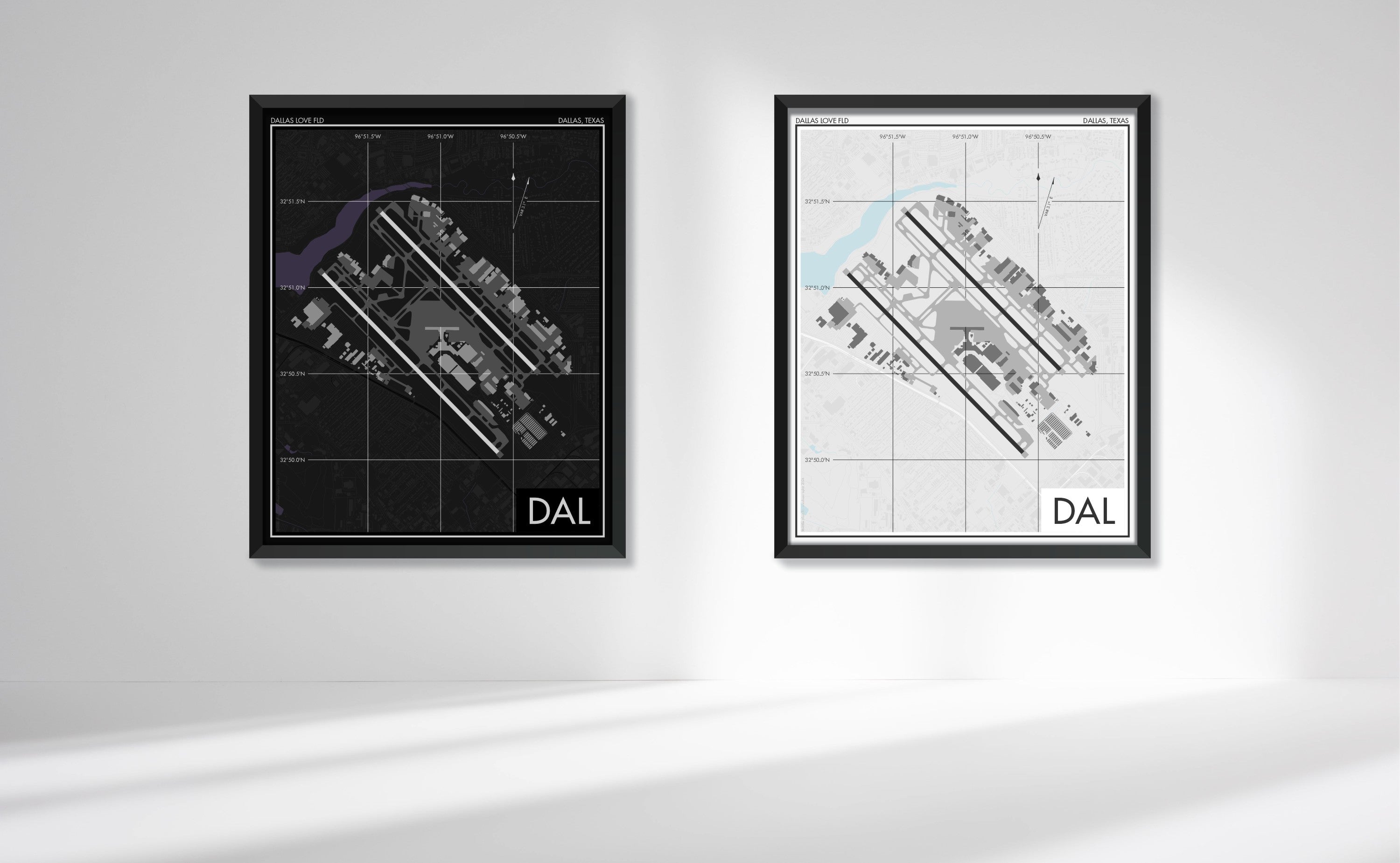 Dallas Love Field (DAL) Art Print