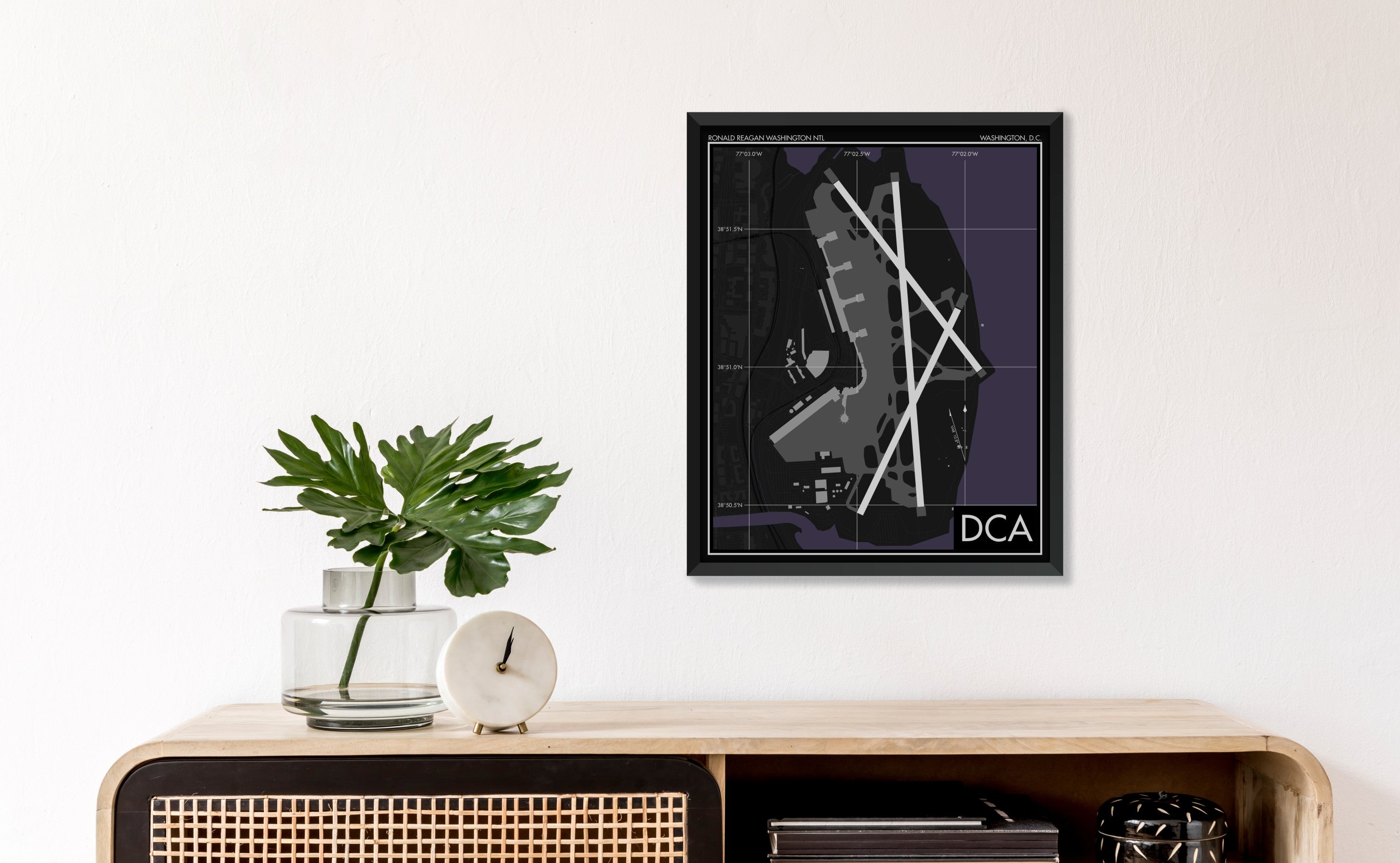 Ronald Reagan Washington National Airport (DCA) Art Print