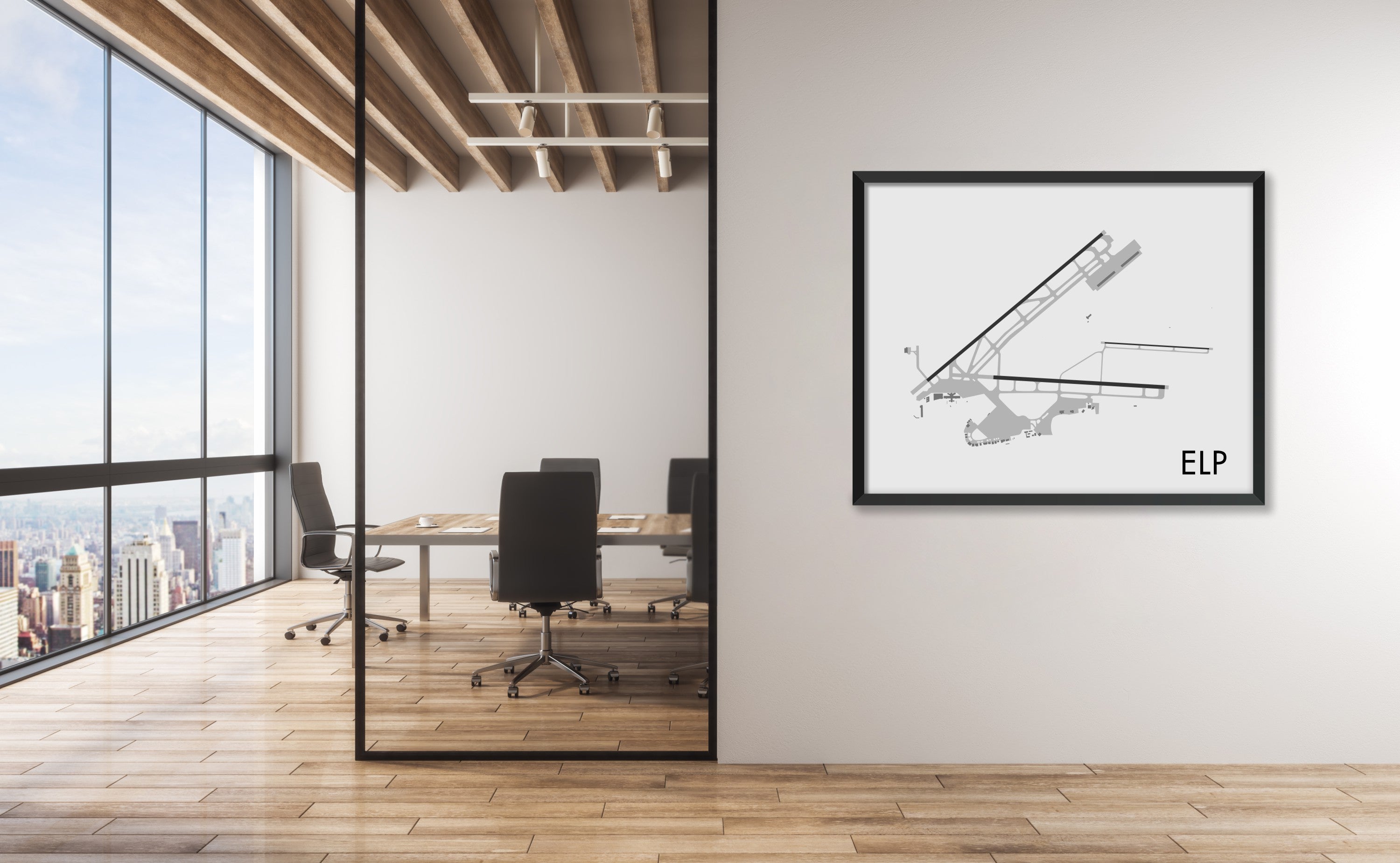 El Paso International Airport (ELP) Art Print