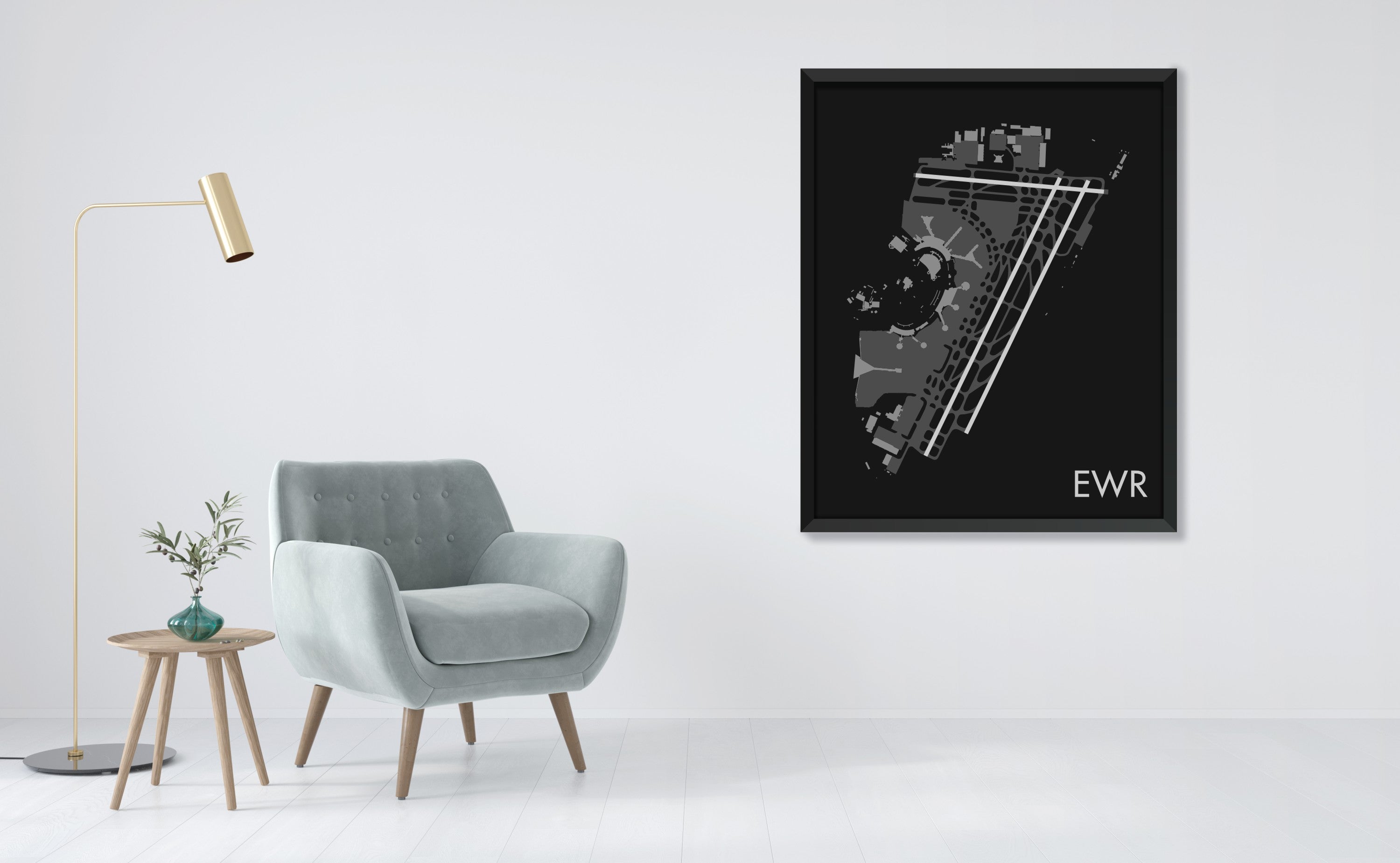 Newark Liberty International Airport (EWR) Art Print