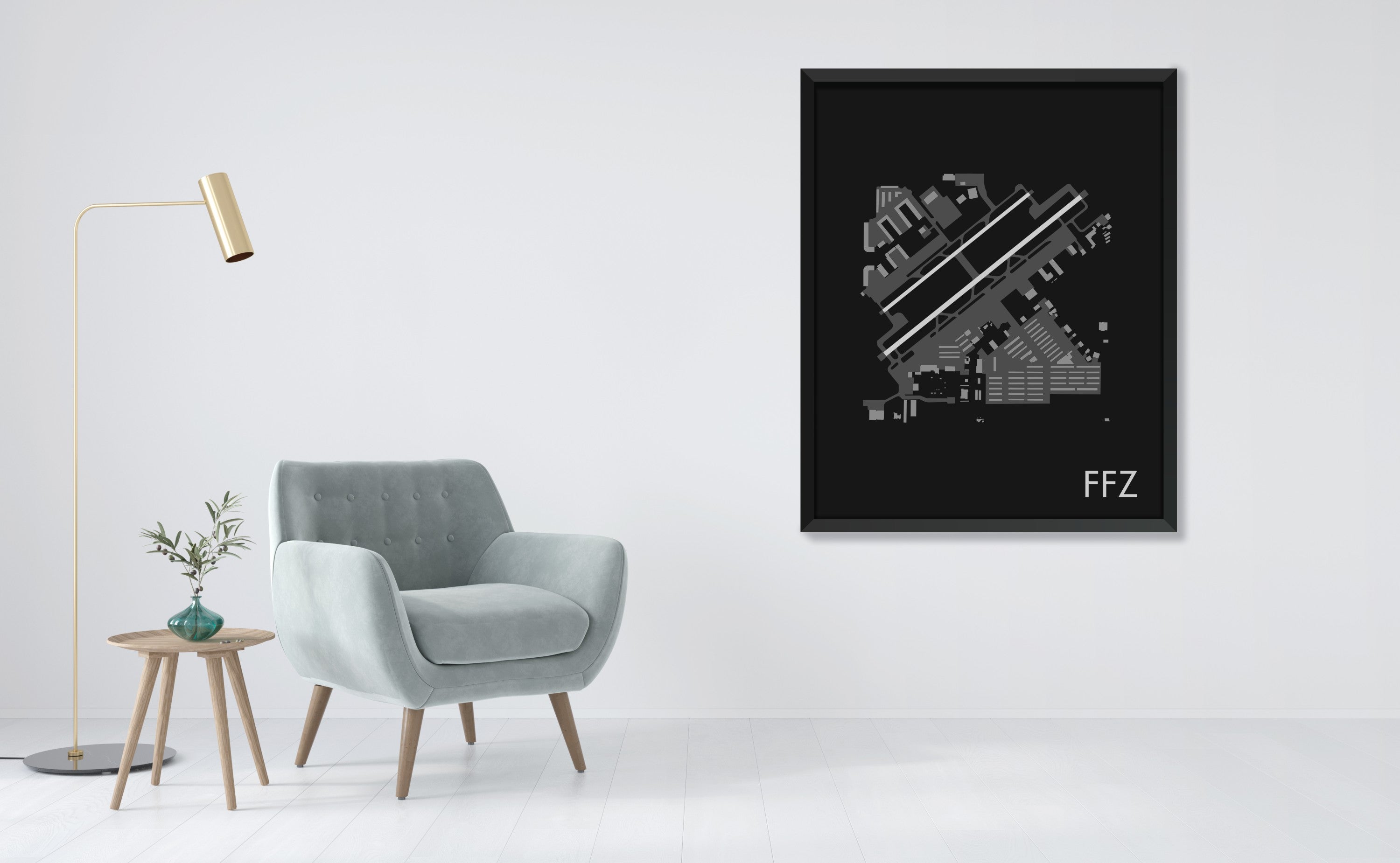 Falcon Field Airport (FFZ) Art Print