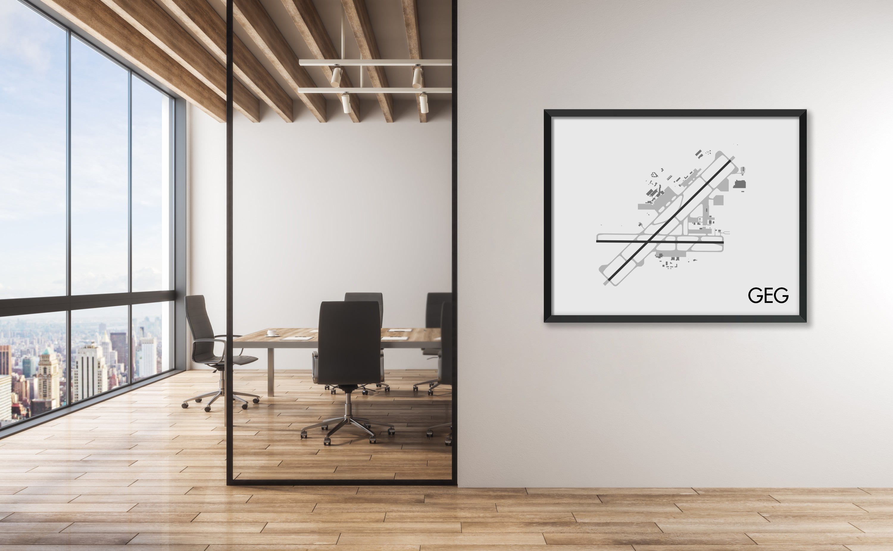 Spokane International Airport (GEG) Art Print