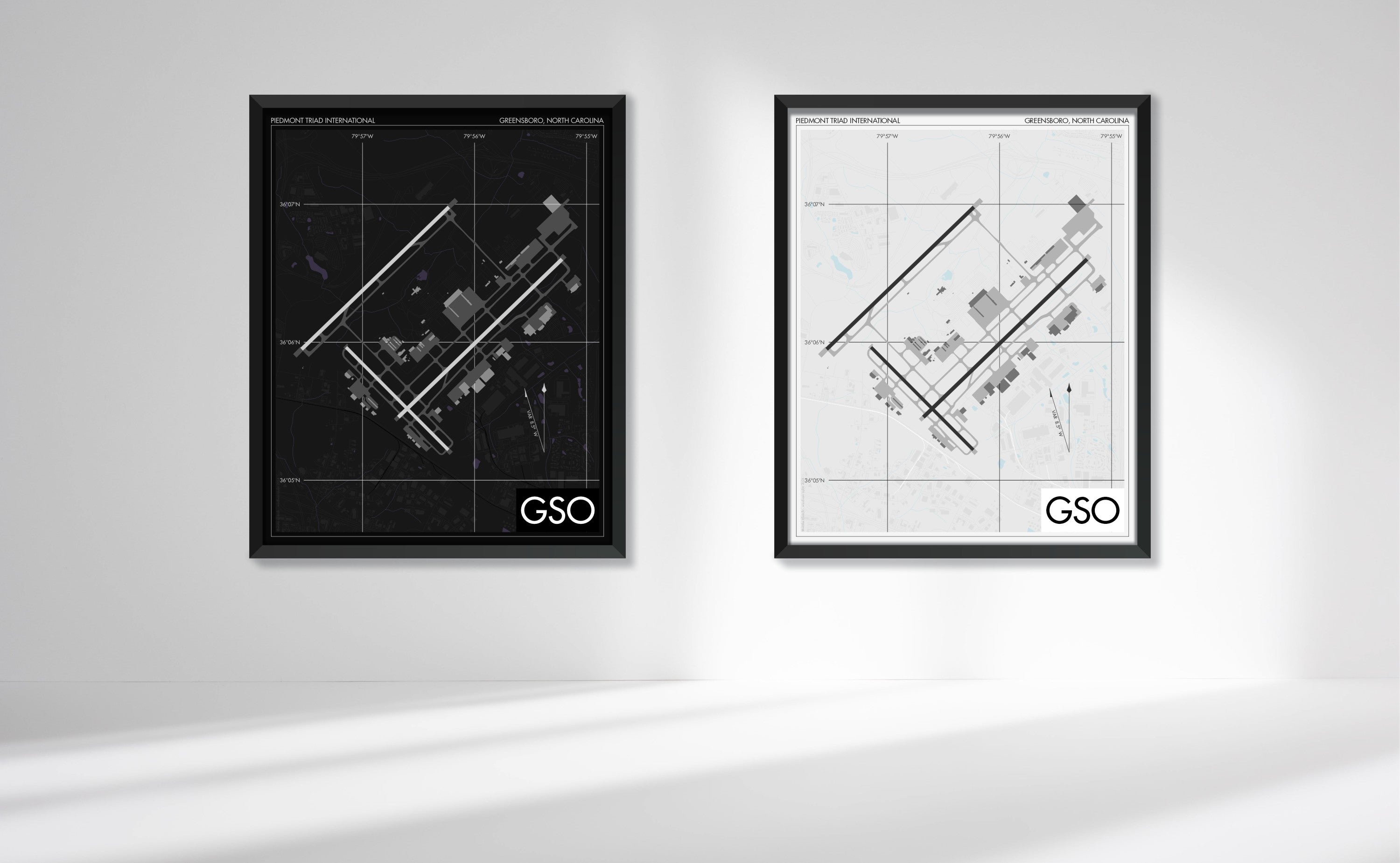 Piedmont Triad International Airport (GSO) Art Print