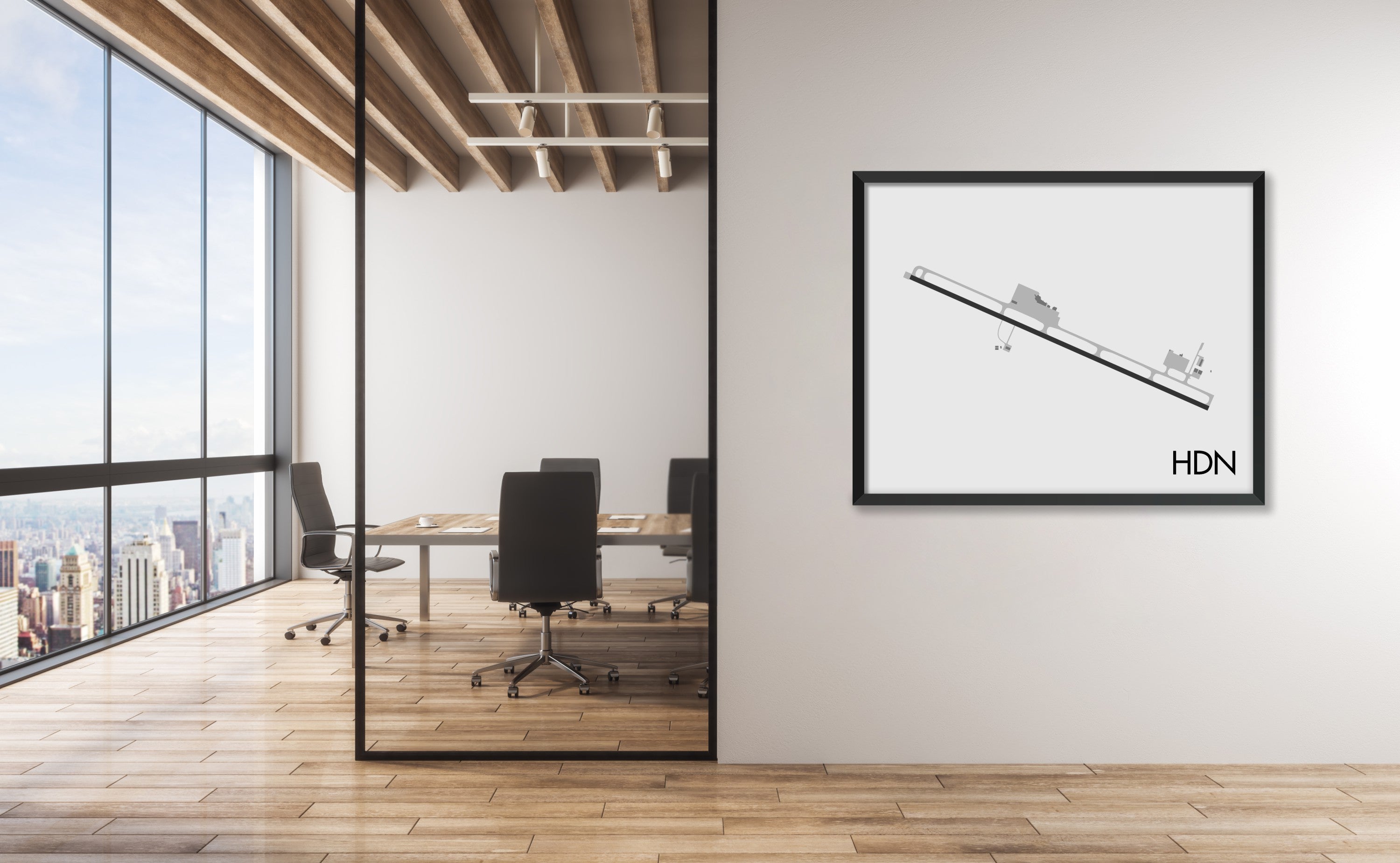 Yampa Valley Regional Airport (HDN) Art Print