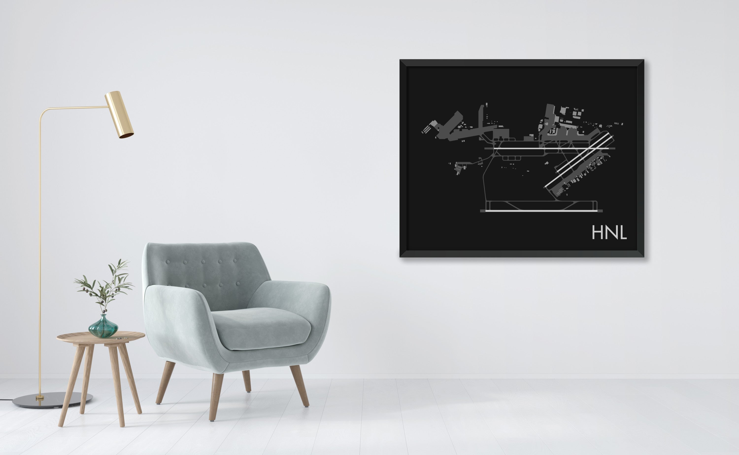 Daniel K. Inouye International Airport (HNL) Art Print