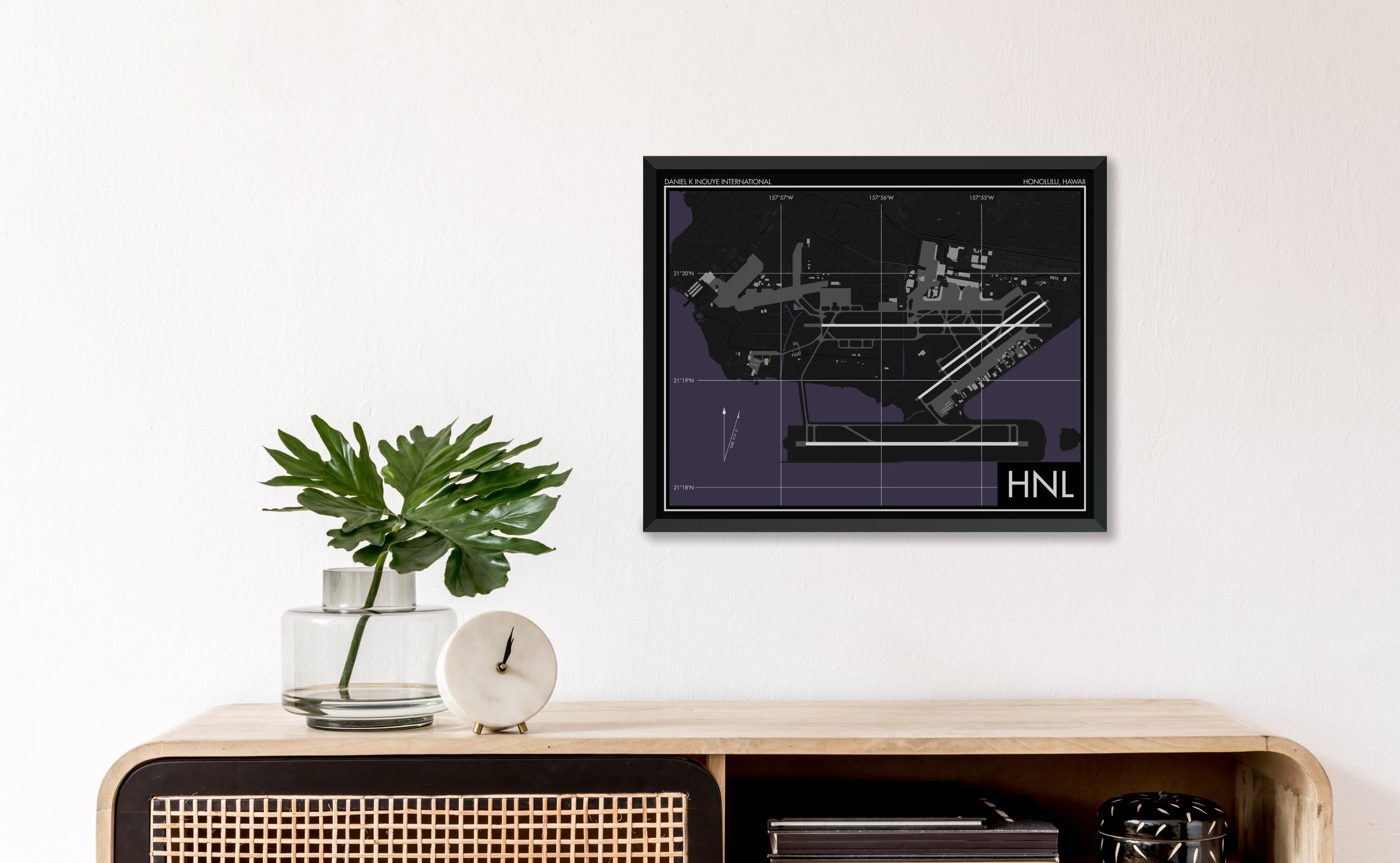 Daniel K. Inouye International Airport (HNL) Art Print
