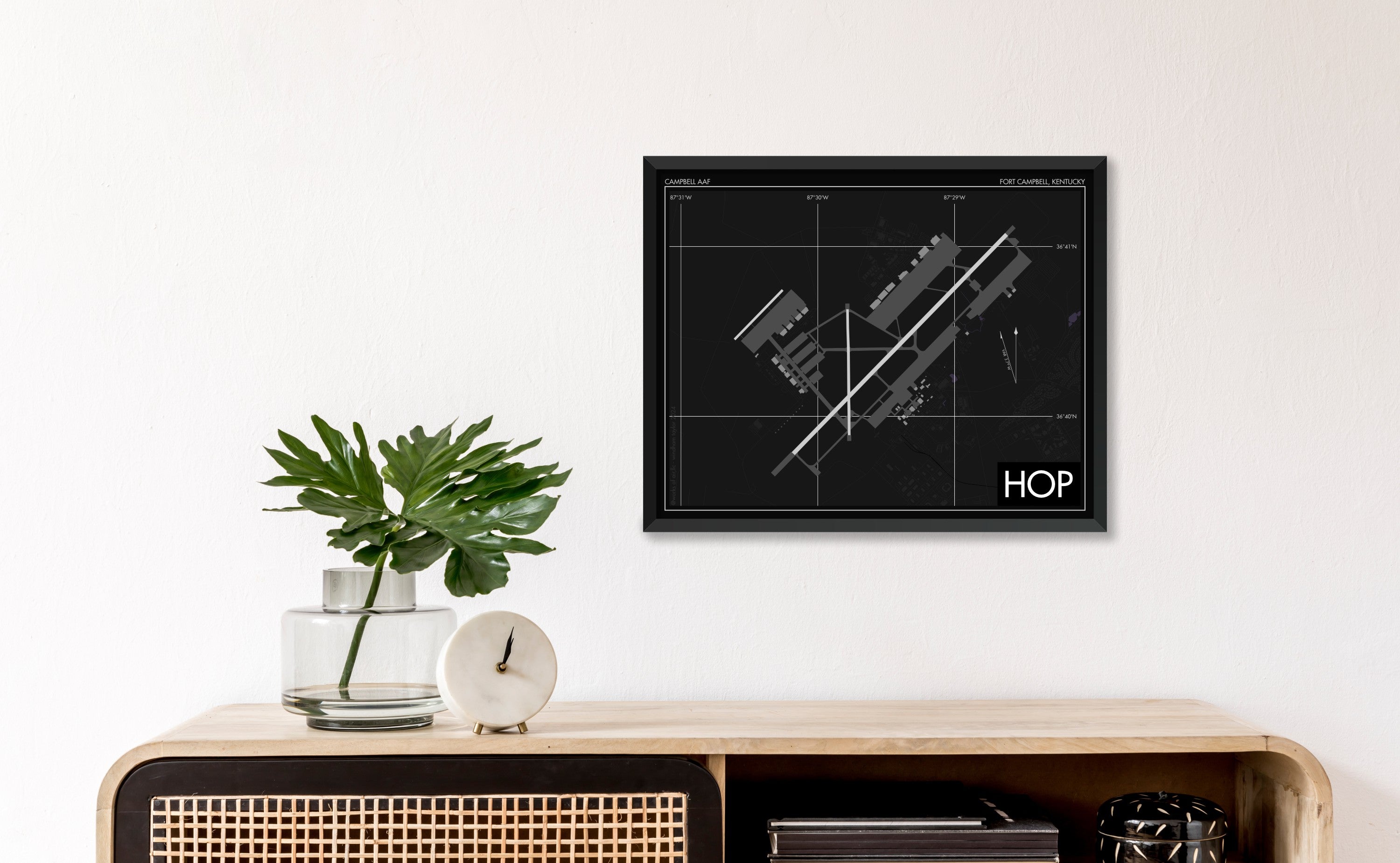 Campbell Army Airfield (HOP) Art Print