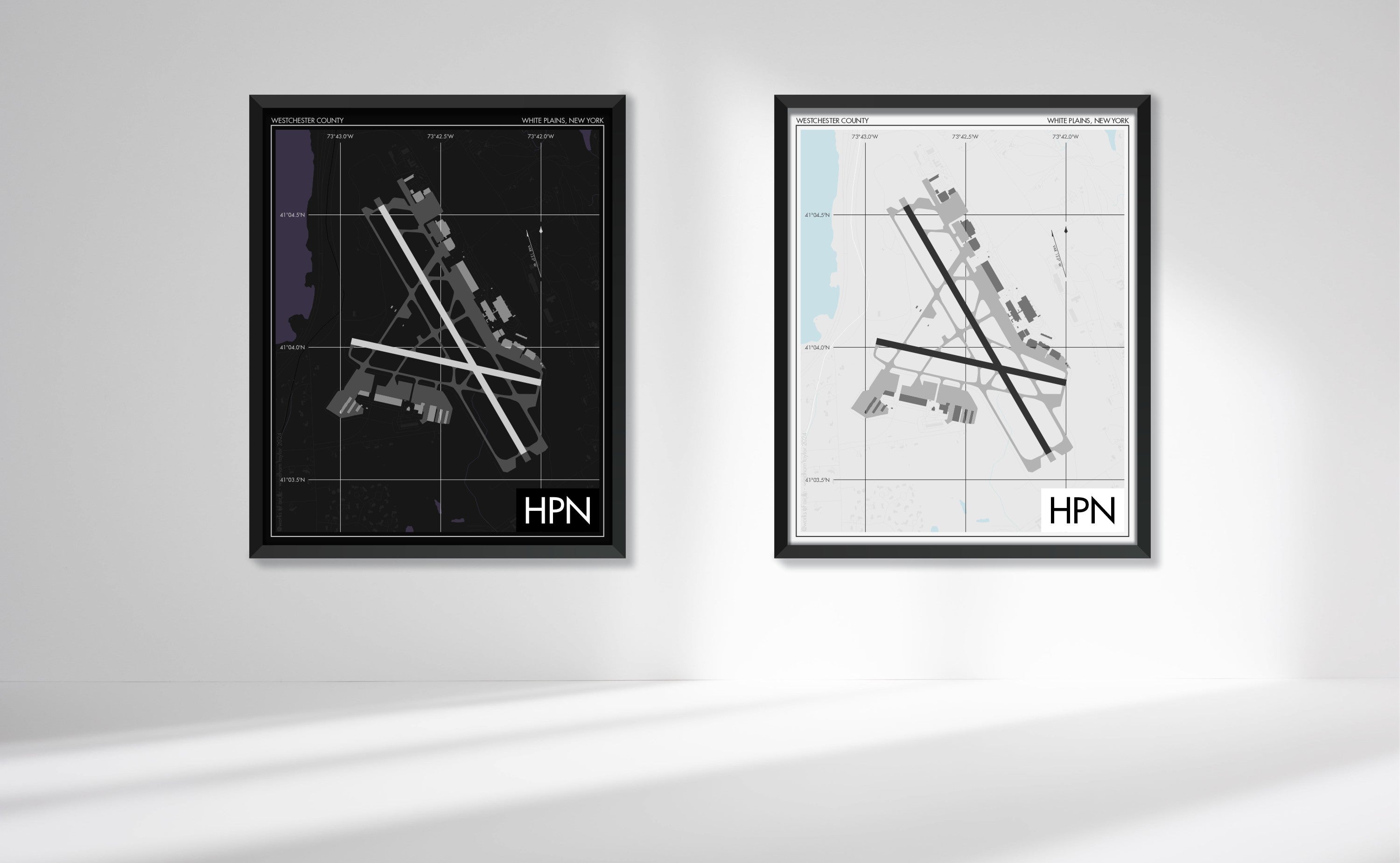 Westchester County Airport (HPN) Art Print