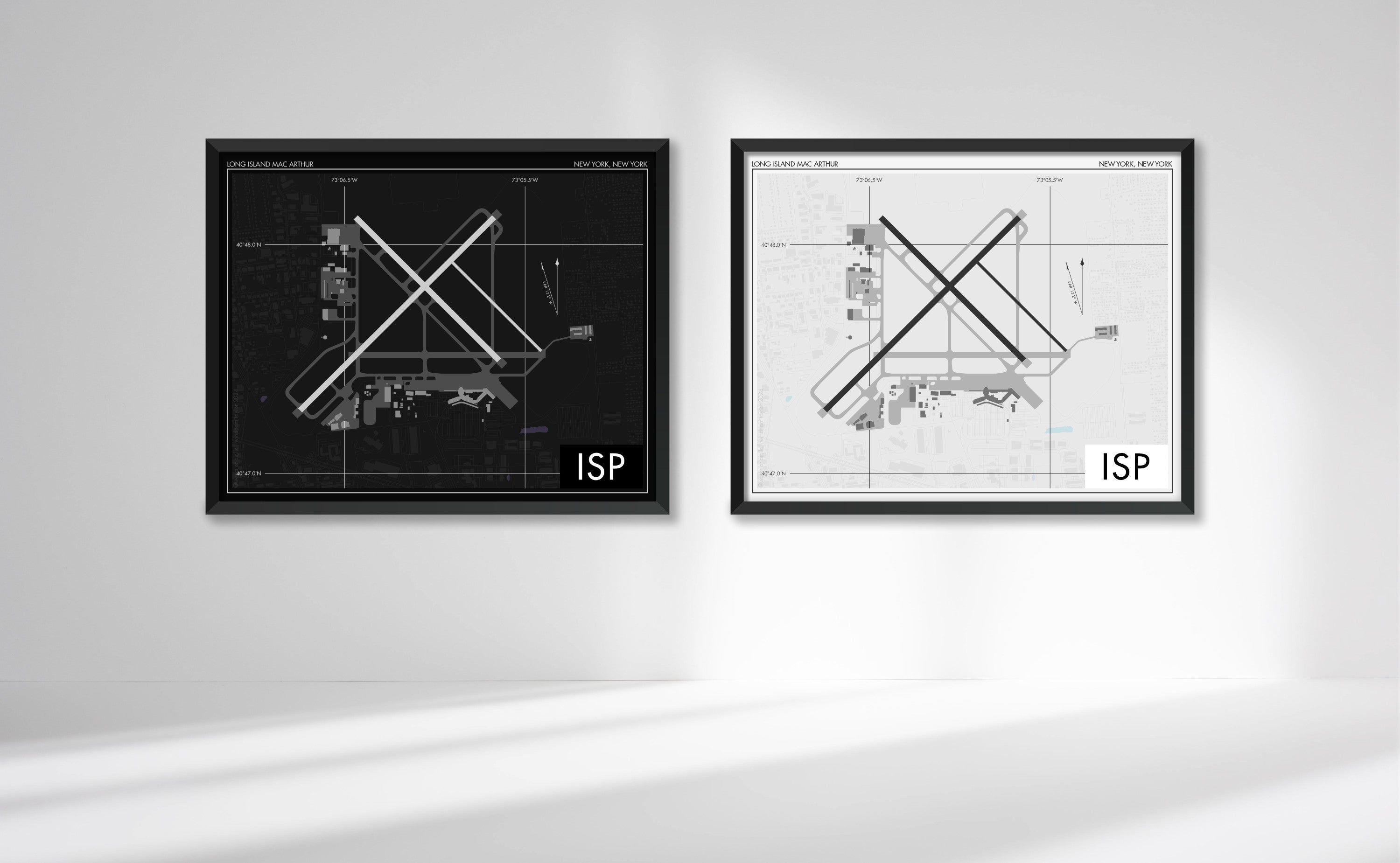 Long Island MacArthur Airport (ISP) Art Print