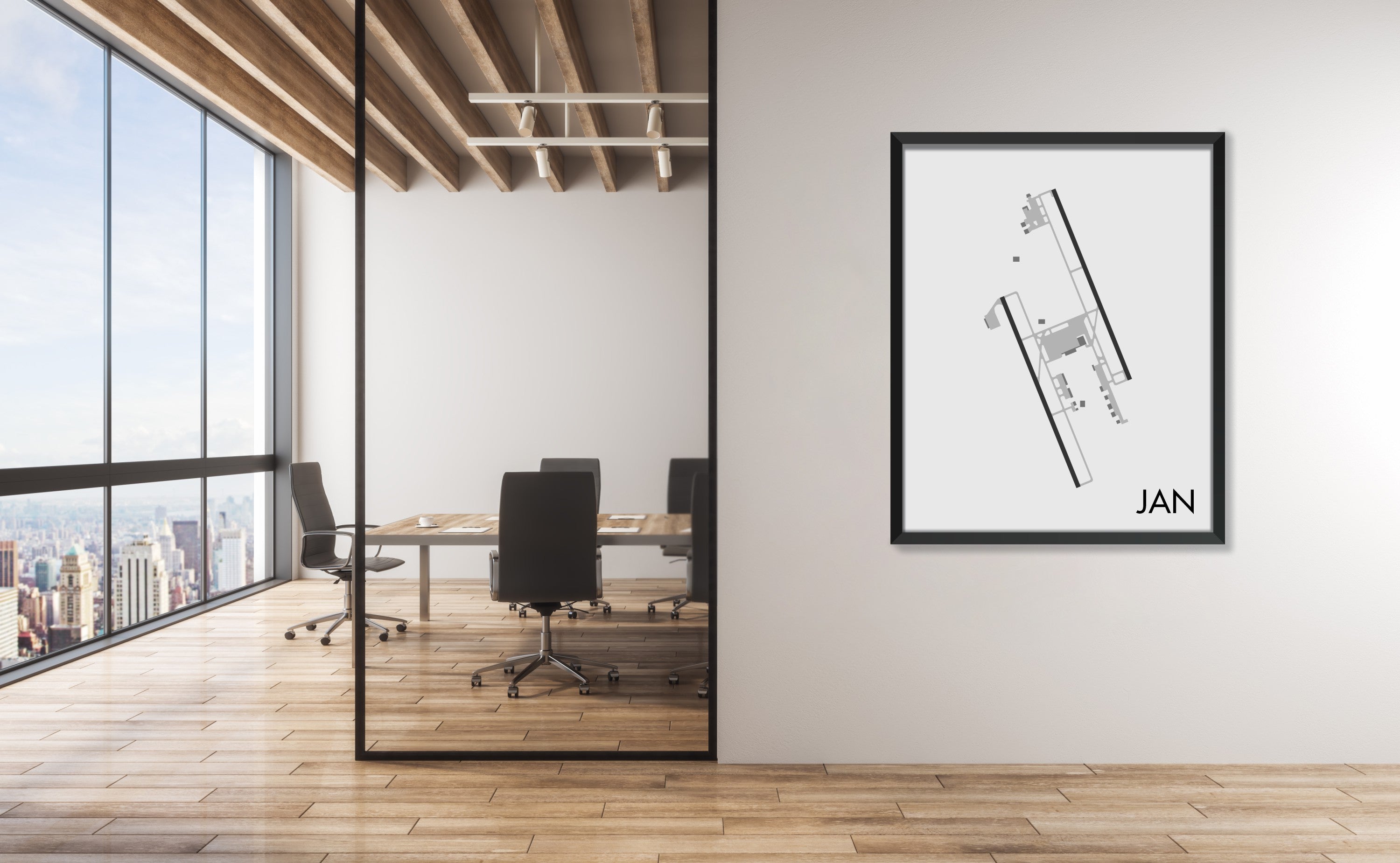 Jackson–Medgar Wiley Evers International Airport (JAN) Art Print