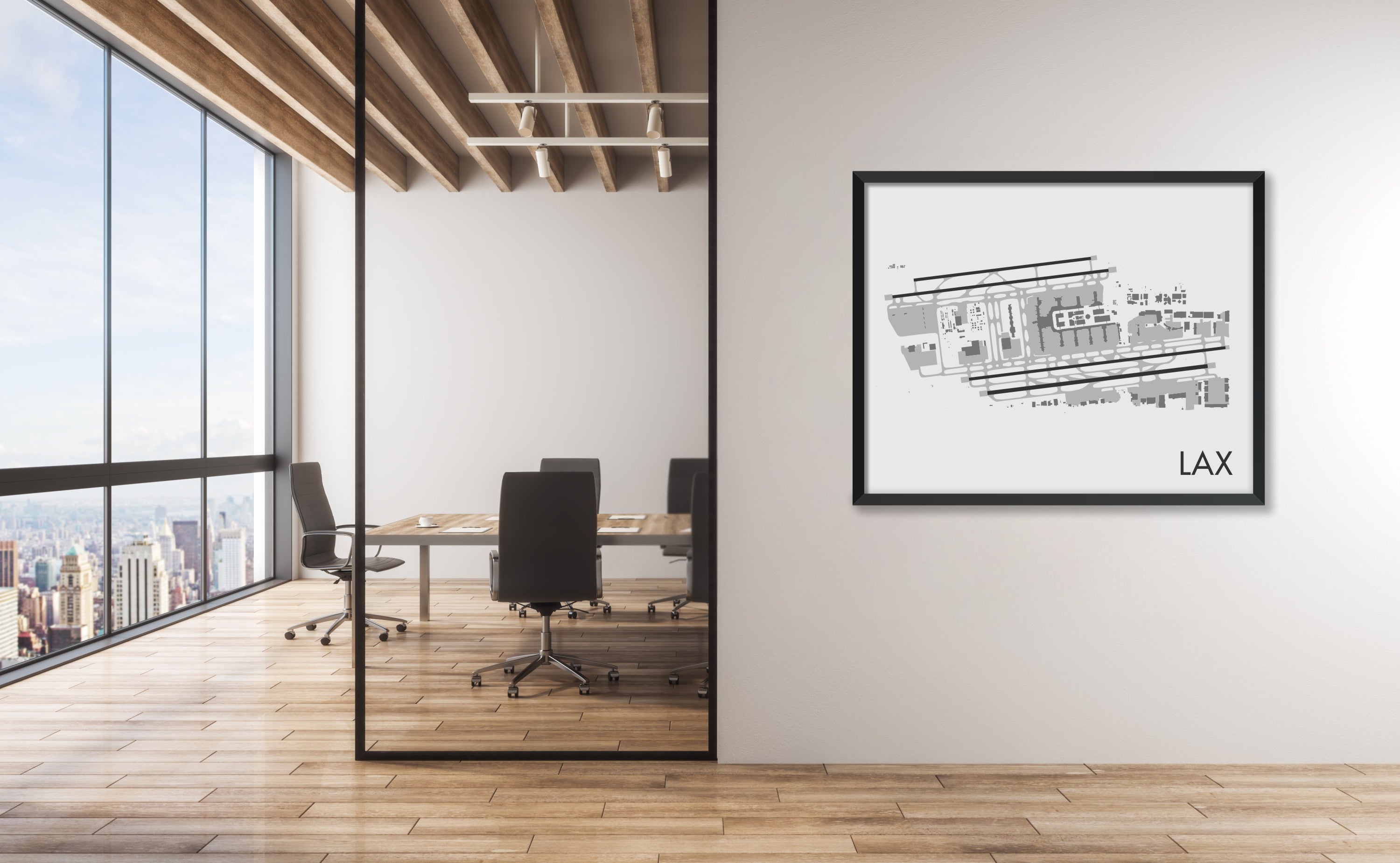 Los Angeles International Airport Art Print, LAX