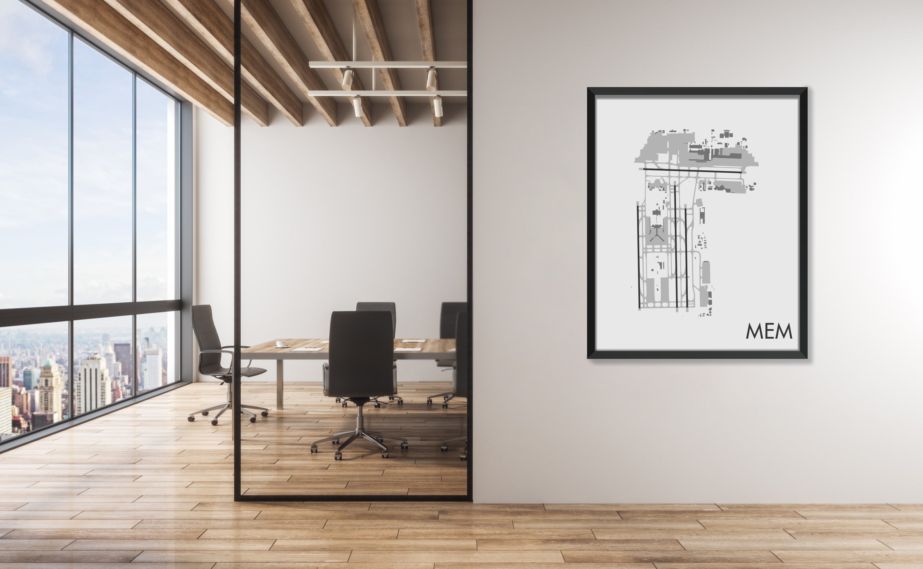 Memphis International Airport (MEM) Art Print