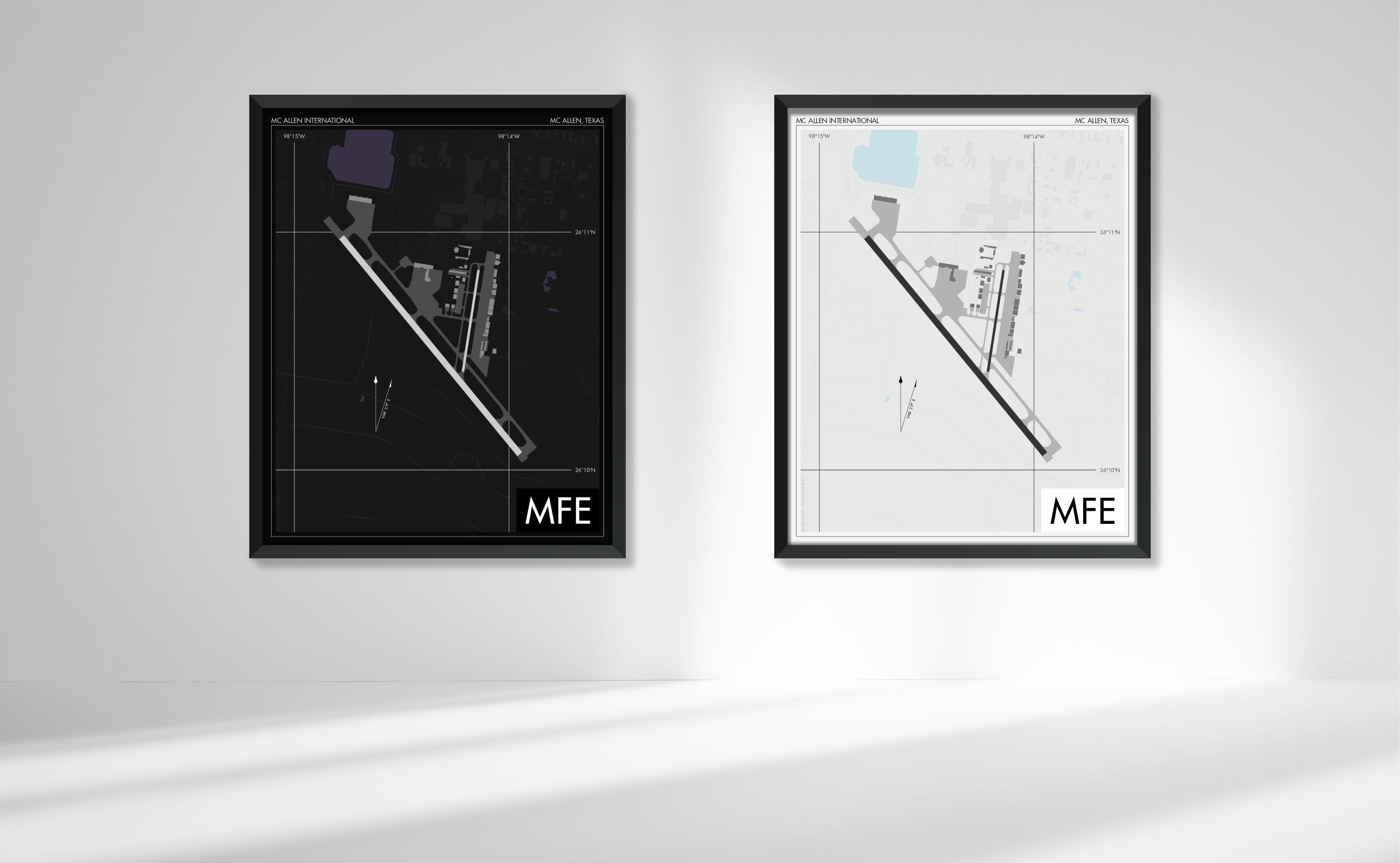 McAllen International Airport (MFE) Art Print