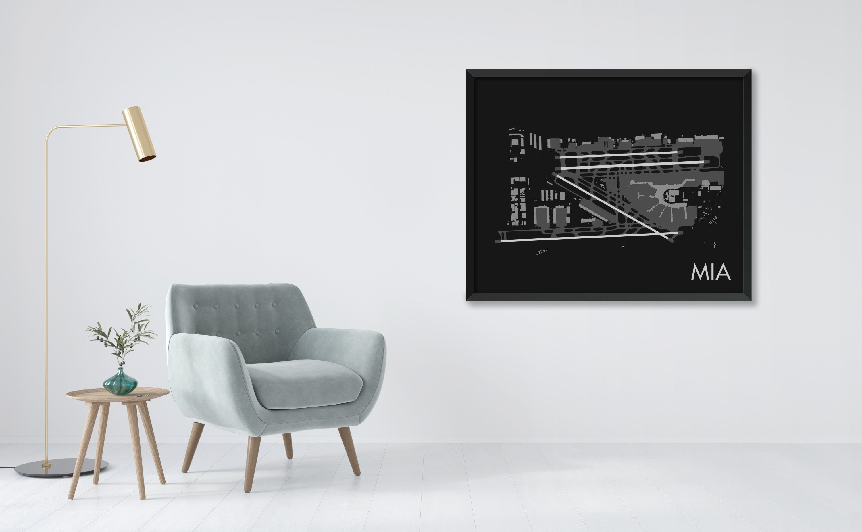 Miami International Airport (MIA) Art Print
