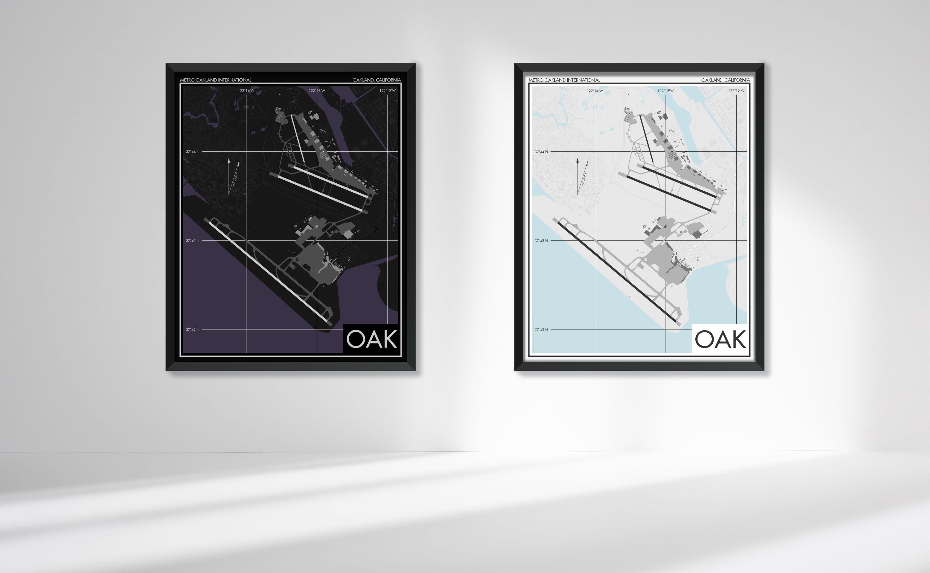 Oakland International Airport (OAK) Art Print