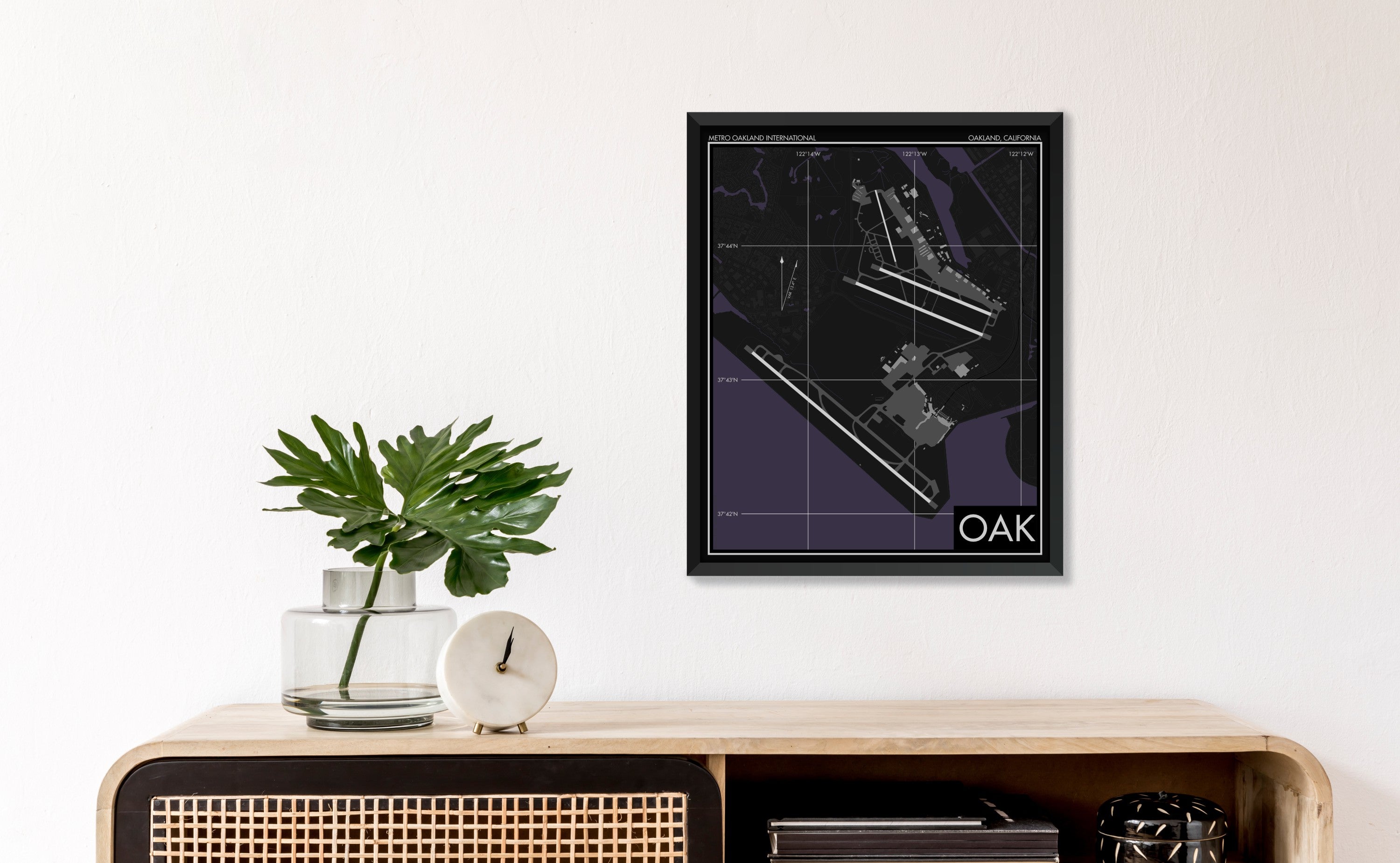 Oakland International Airport (OAK) Art Print