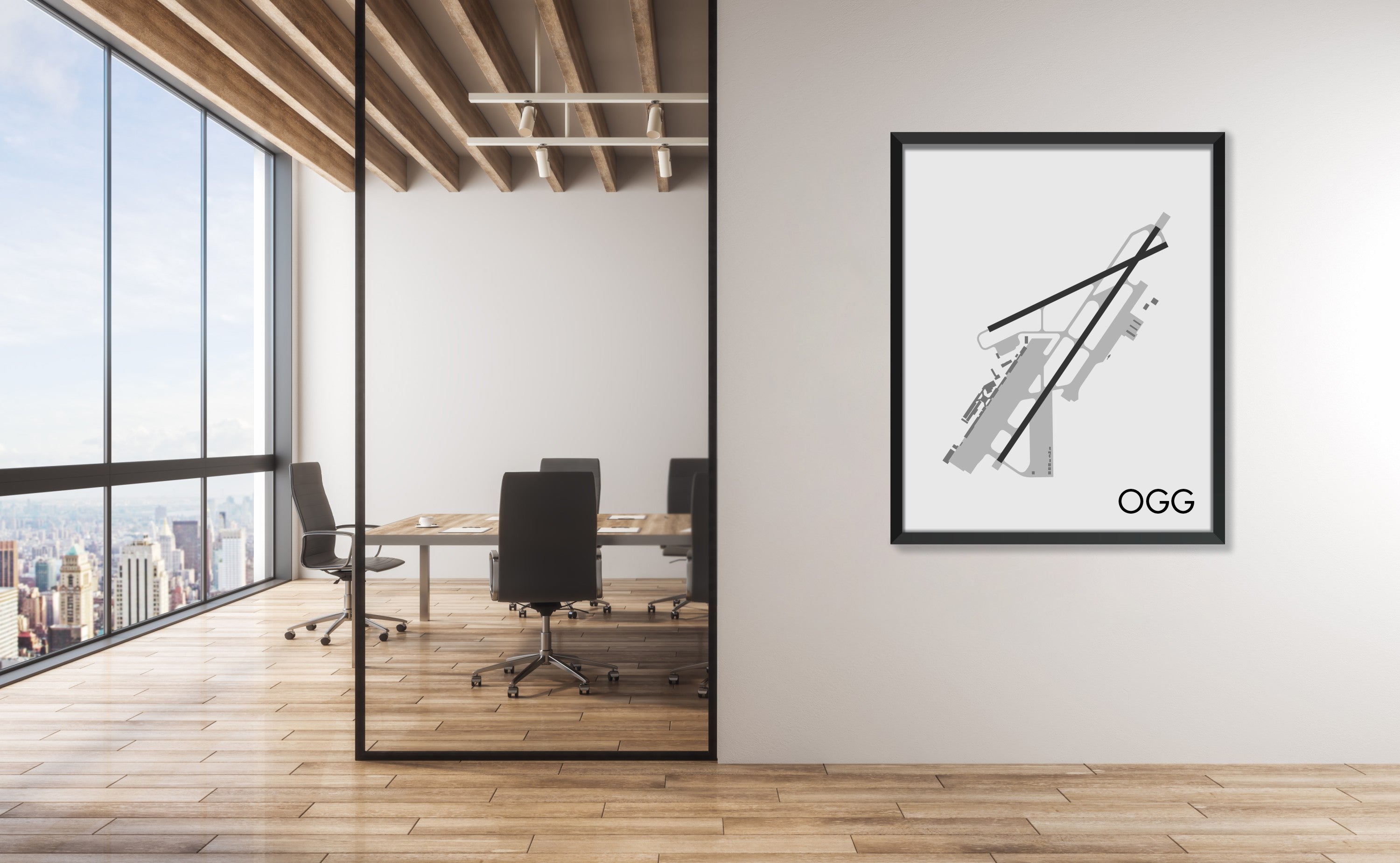 Kahului Airport (OGG) Art Print