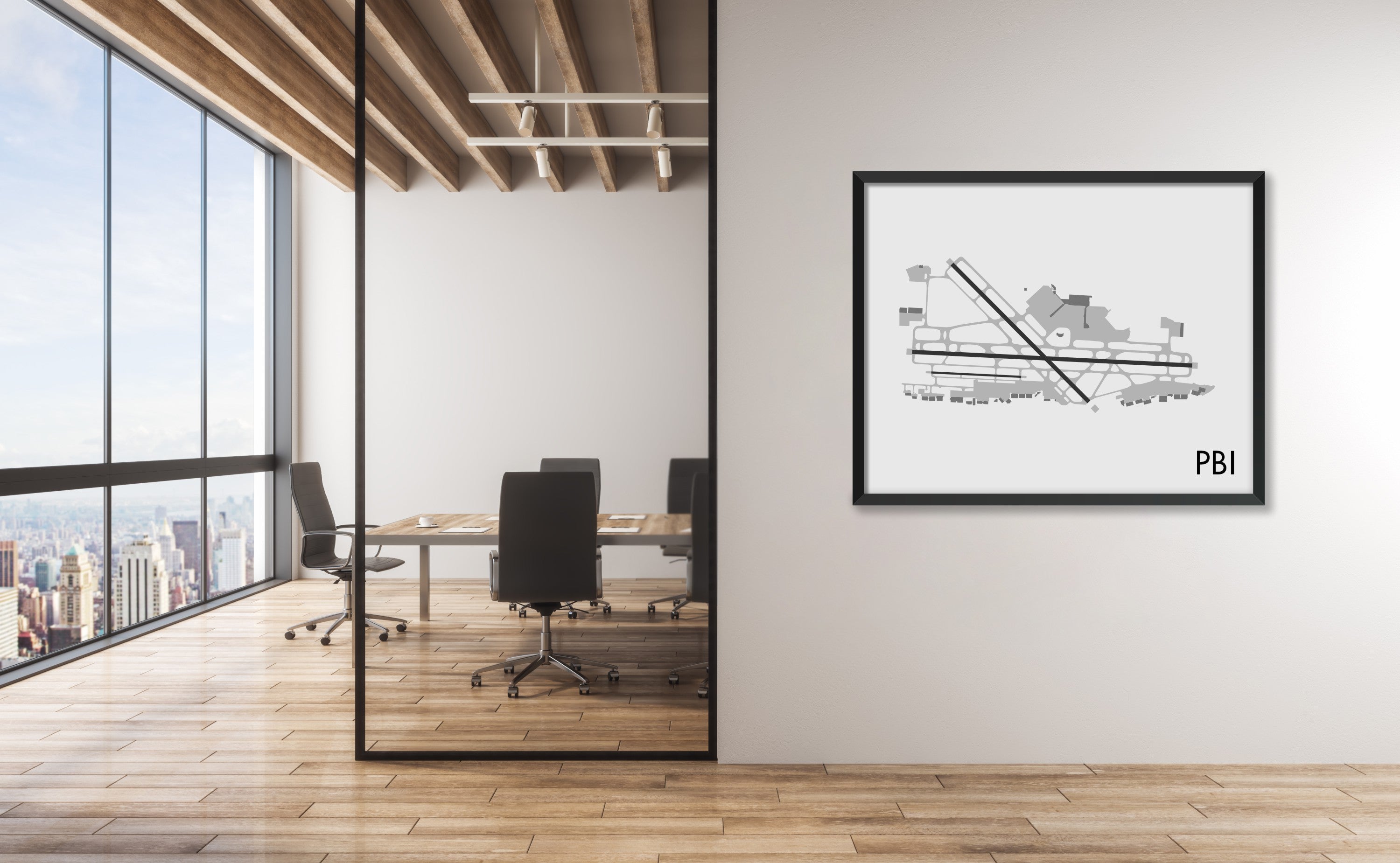 Palm Beach International (PBI) Airfield Art Print