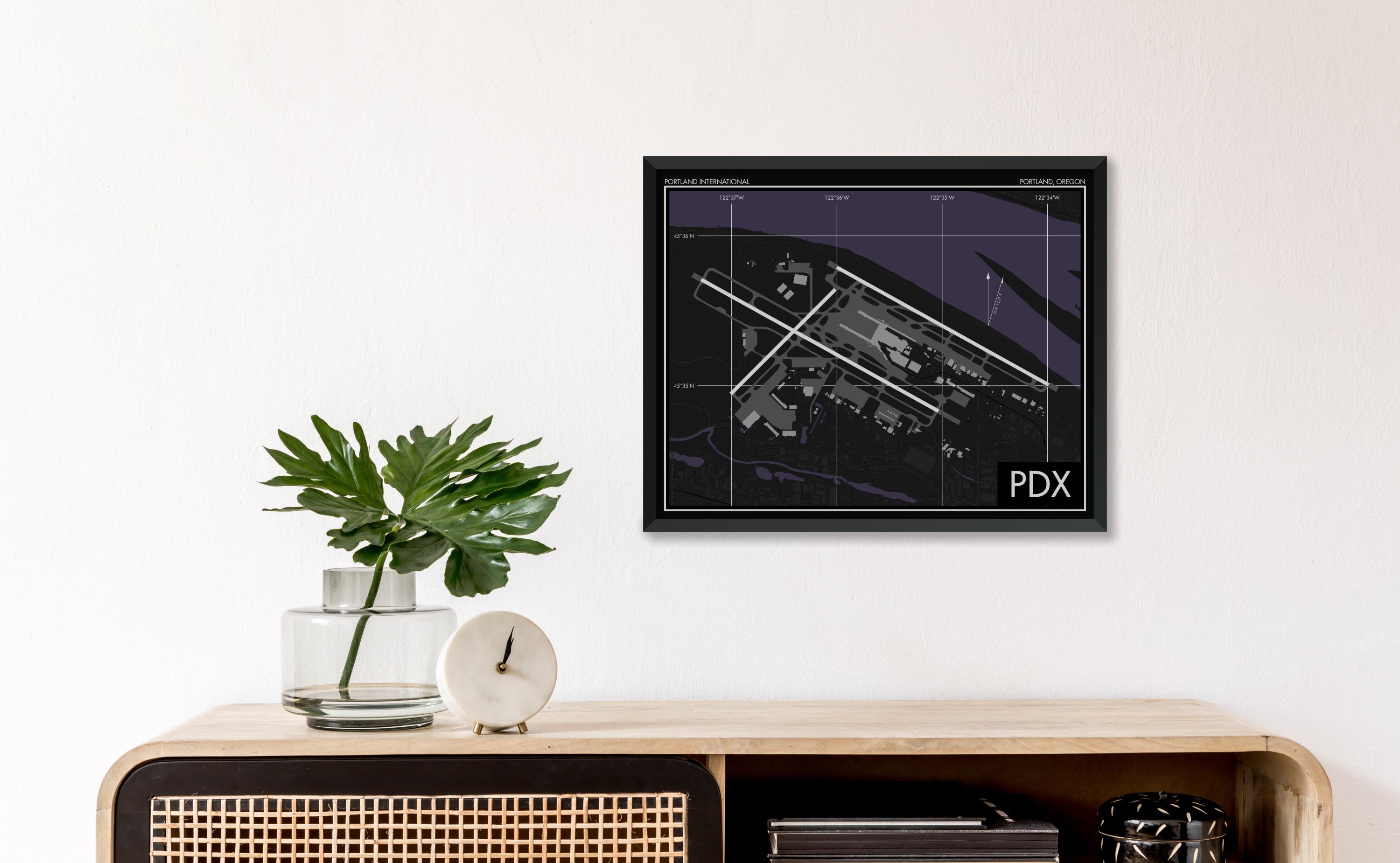 Portland International (PDX) Airfield Art Print