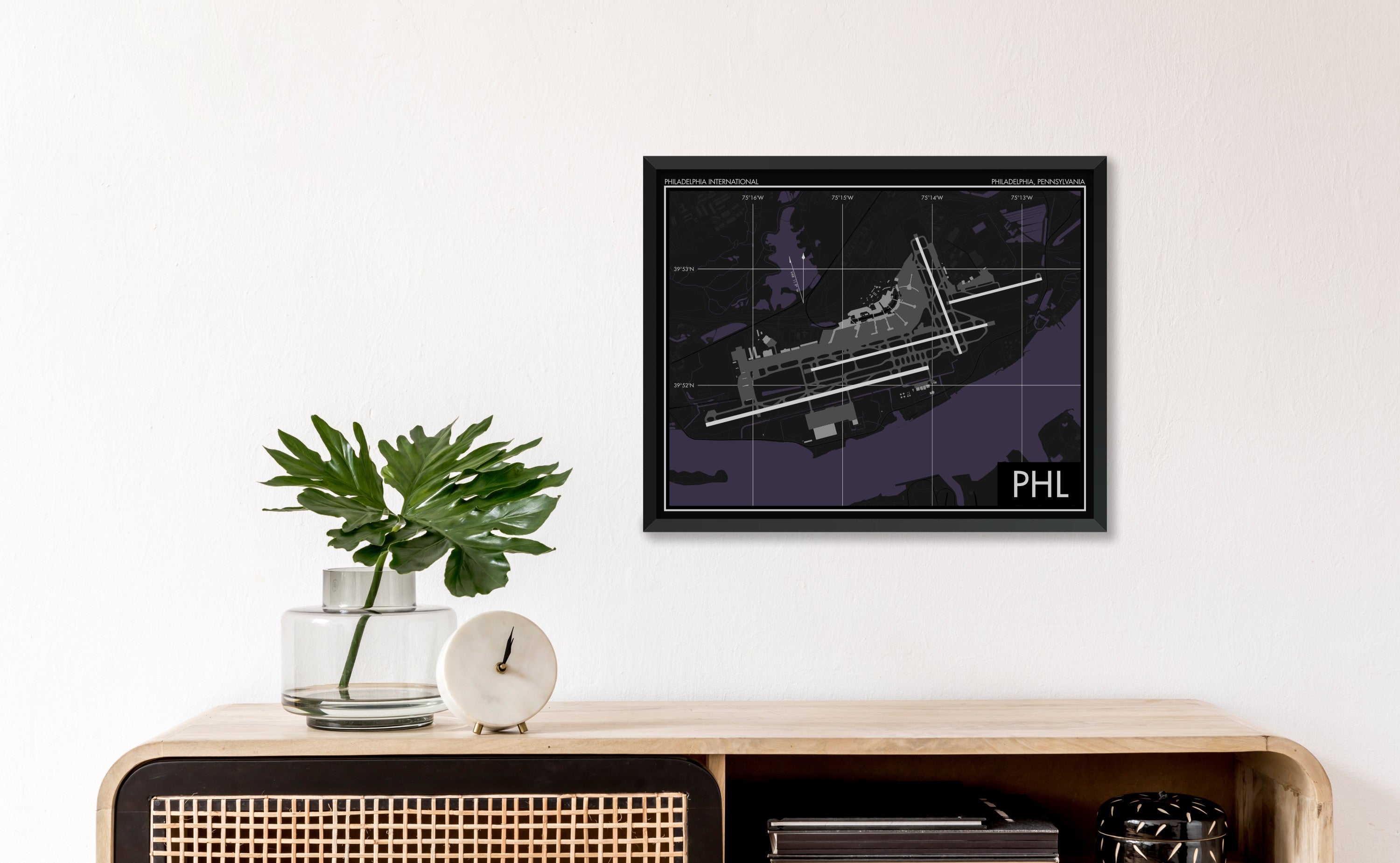 Philadelphia International Airport (PHL) Art Print