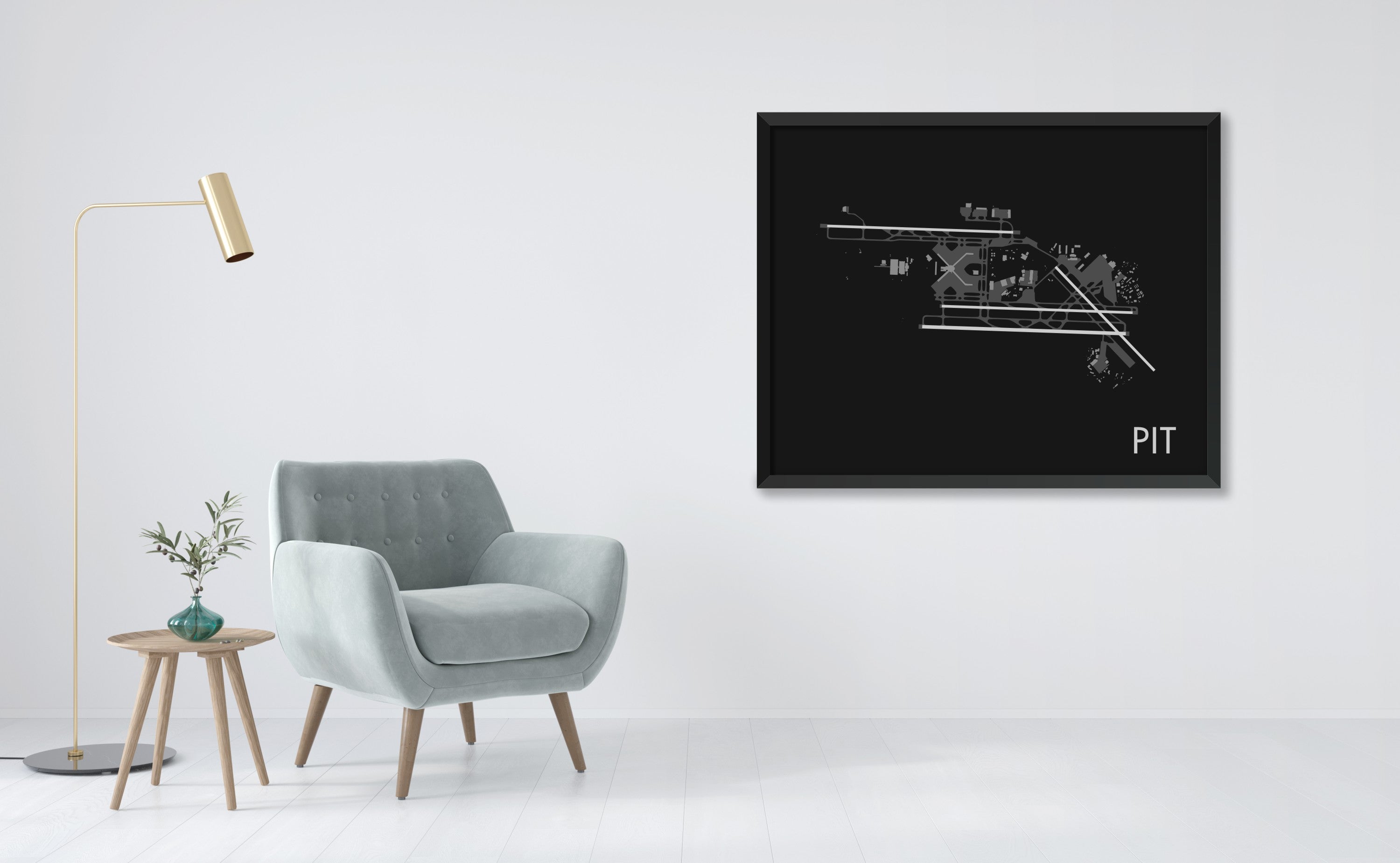 Pittsburgh International (PIT) Airport Art Print