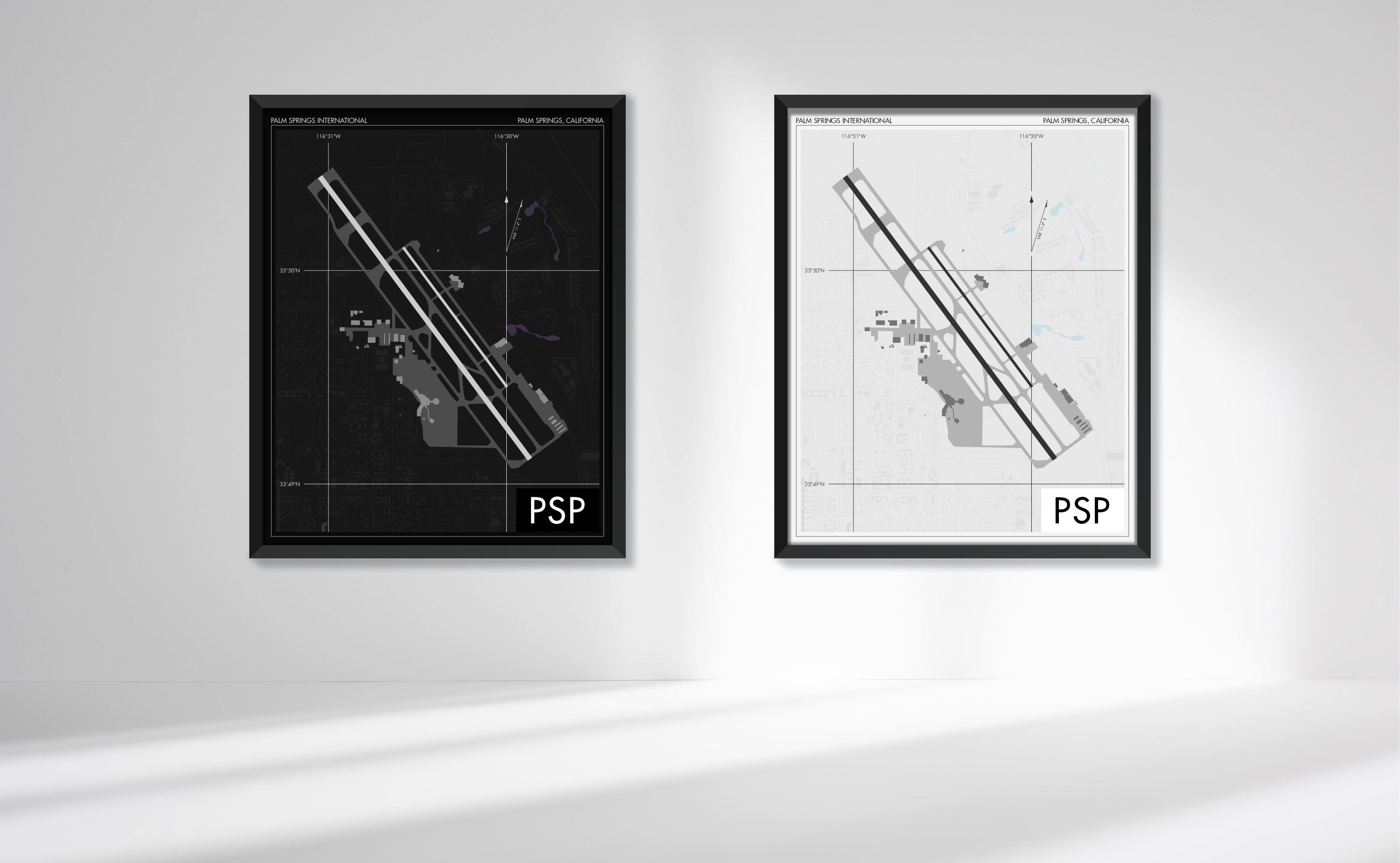 Palm Springs International Airport (PSP) Art Print