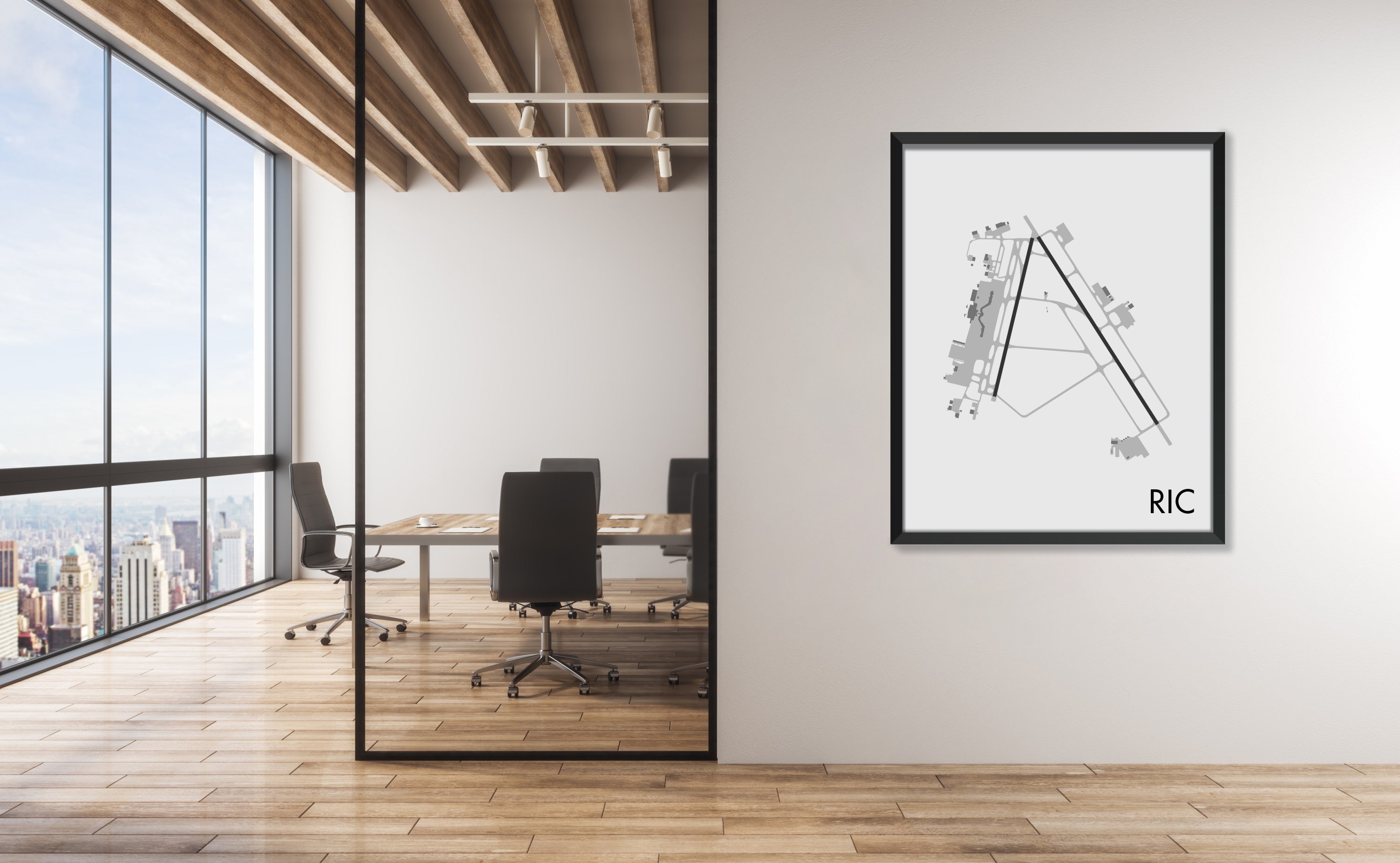 Richmond International (RIC) Airfield Art Print