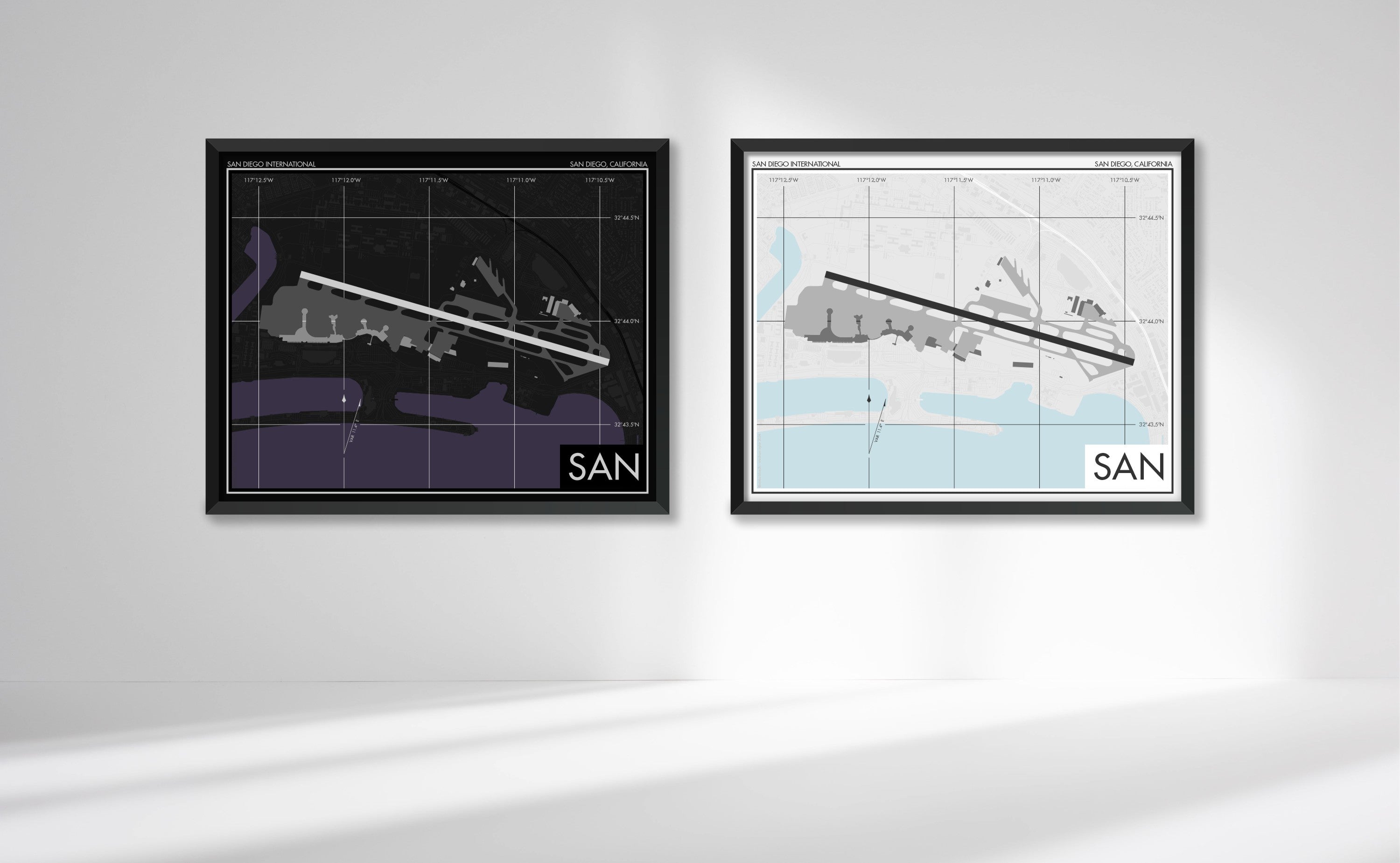 San Diego International (SAN) Airfield Art Print