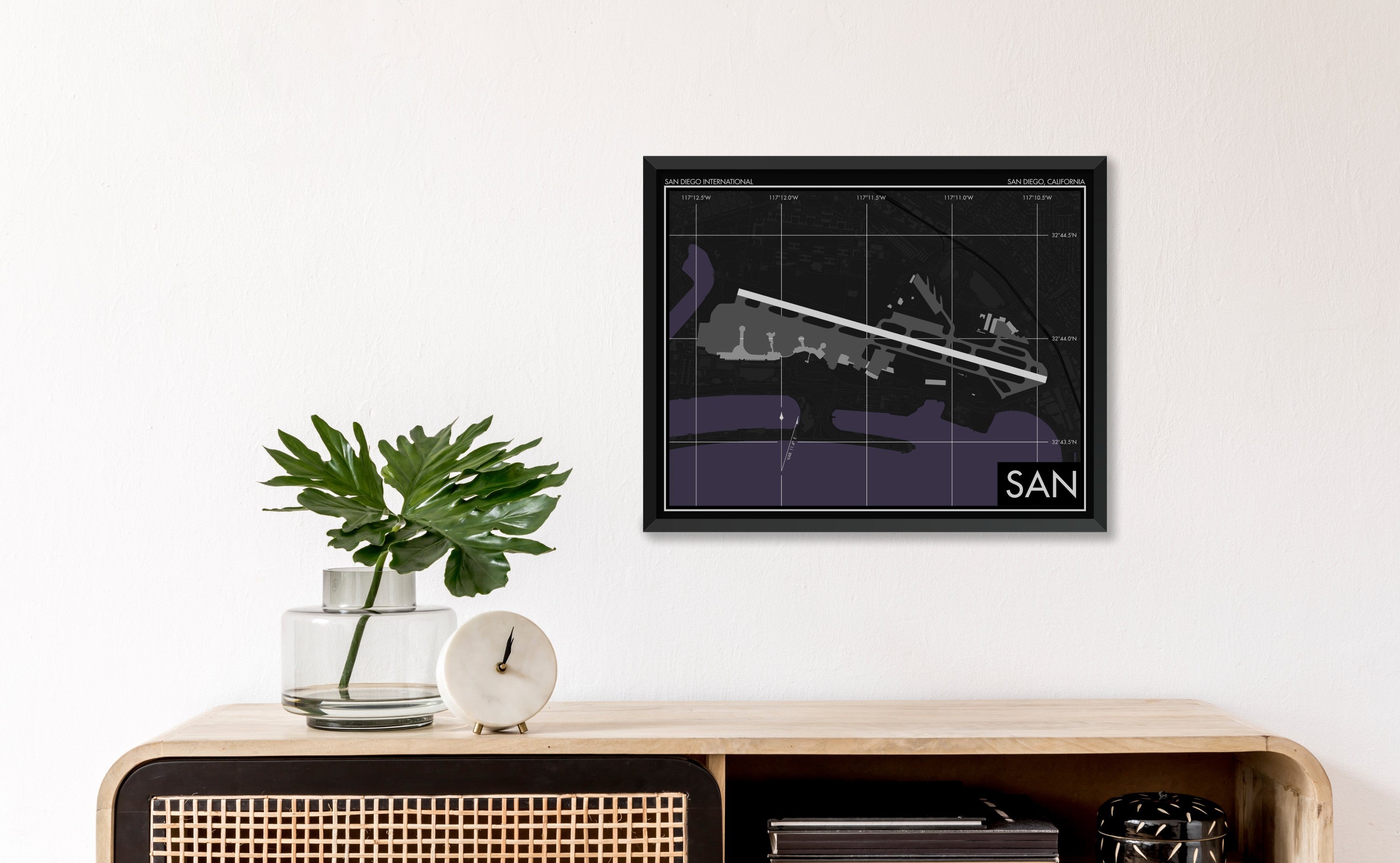 San Diego International (SAN) Airfield Art Print