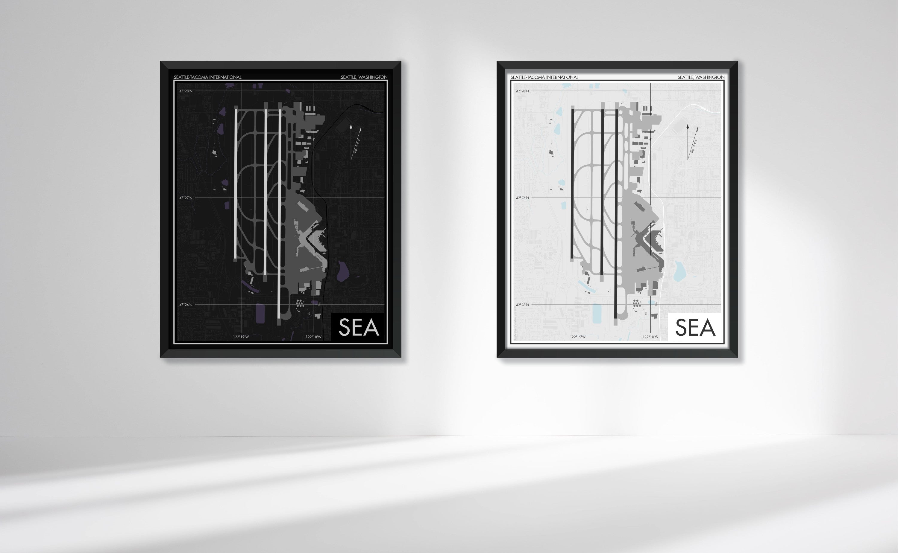 Seattle-Tacoma (SEA) Airport Art Print