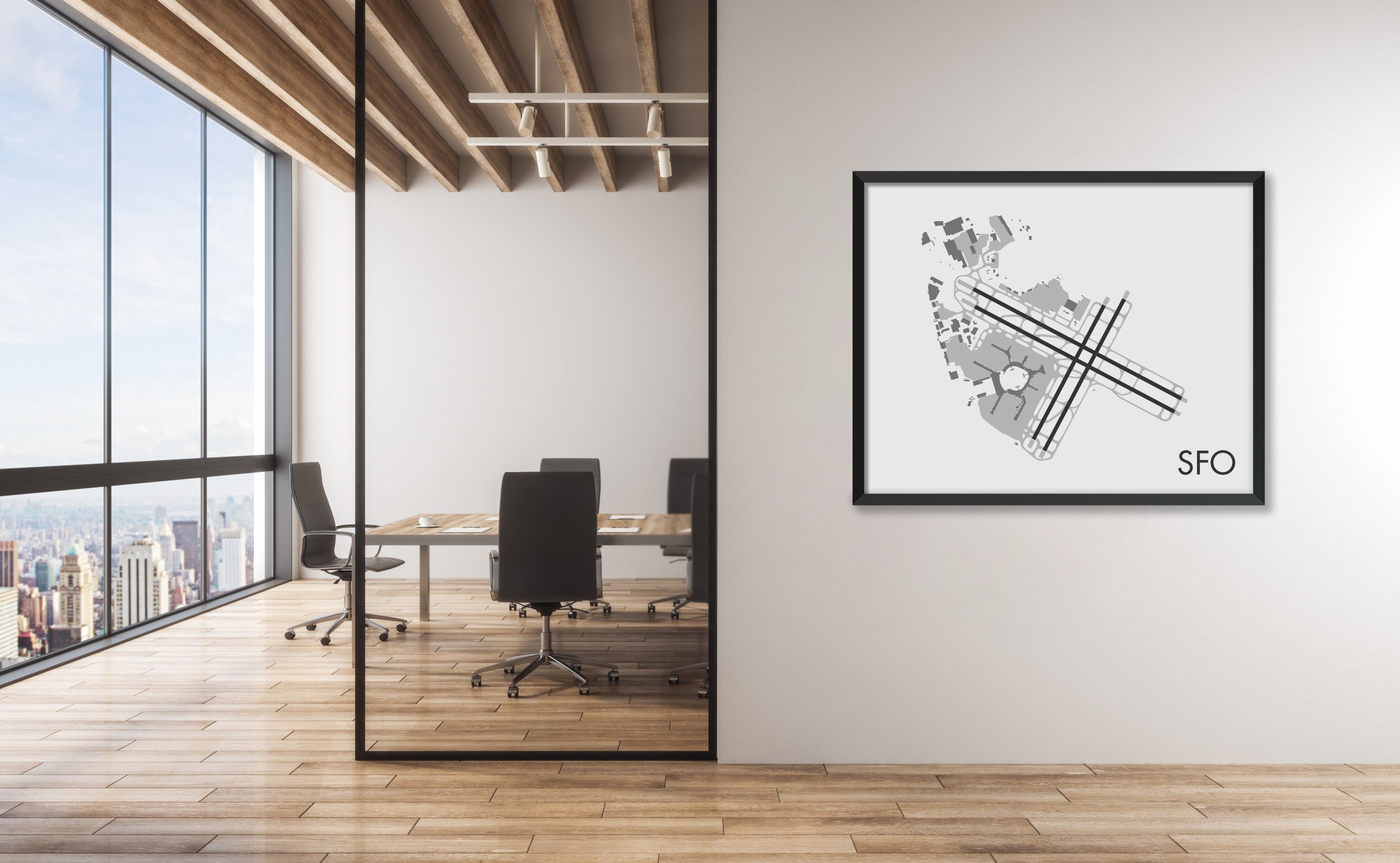 San Francisco International (SFO) Airport Art Print