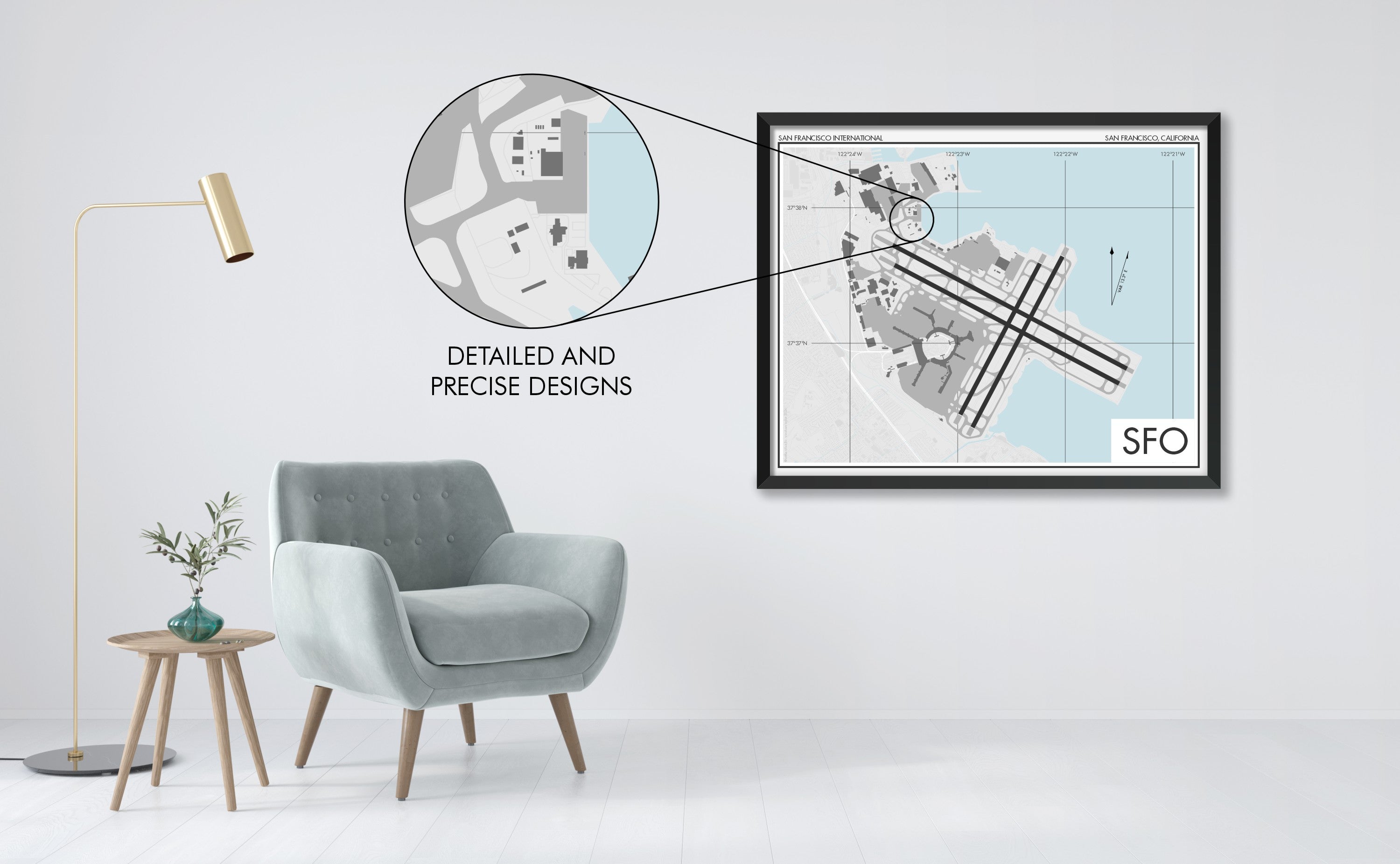 San Francisco International (SFO) Airport Art Print