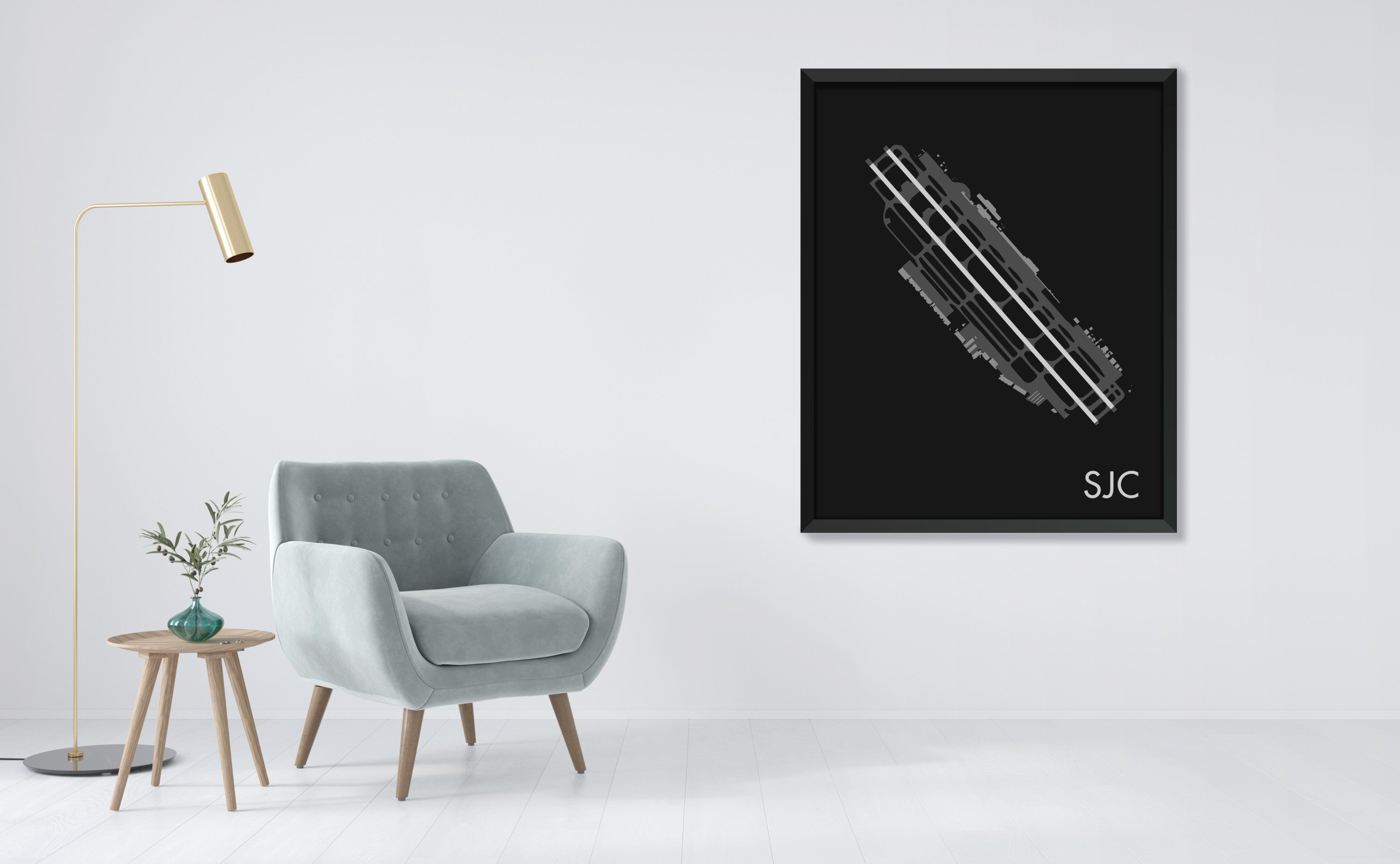 Norman Y. Mineta San José (SJC) Airport Art Print