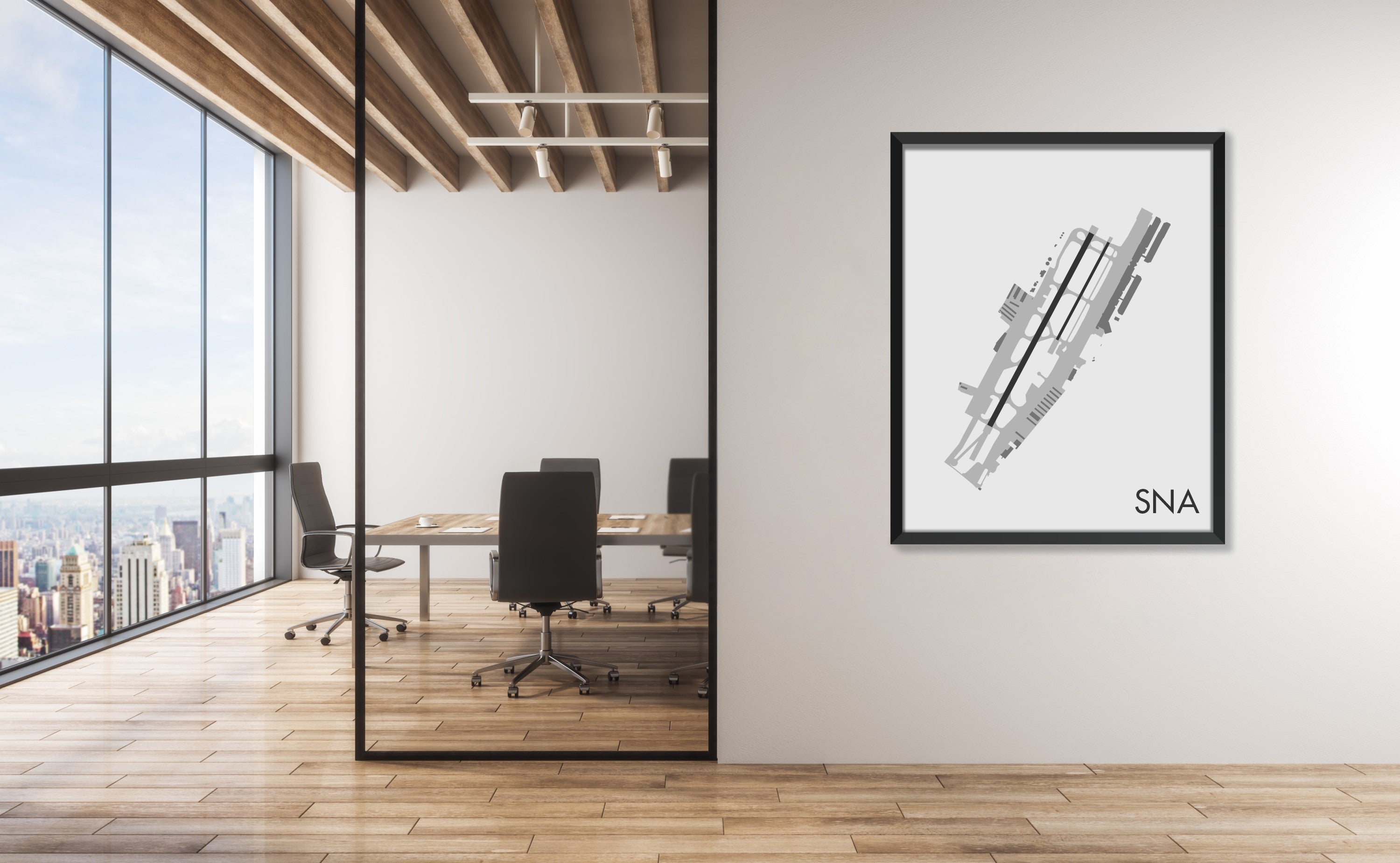John Wayne Airport (SNA) Art Print