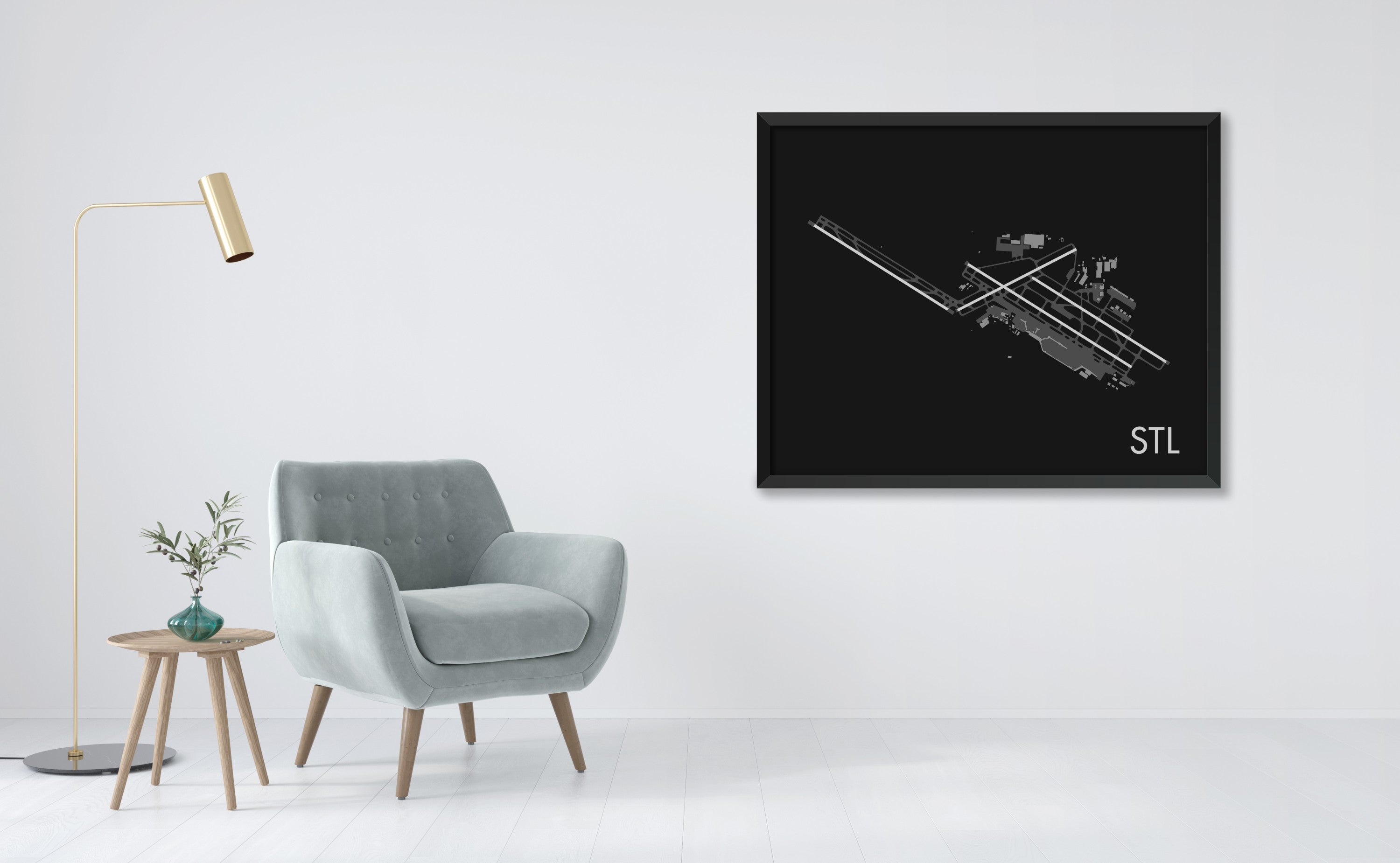 St. Louis Lambert (STL) Airport Art Print