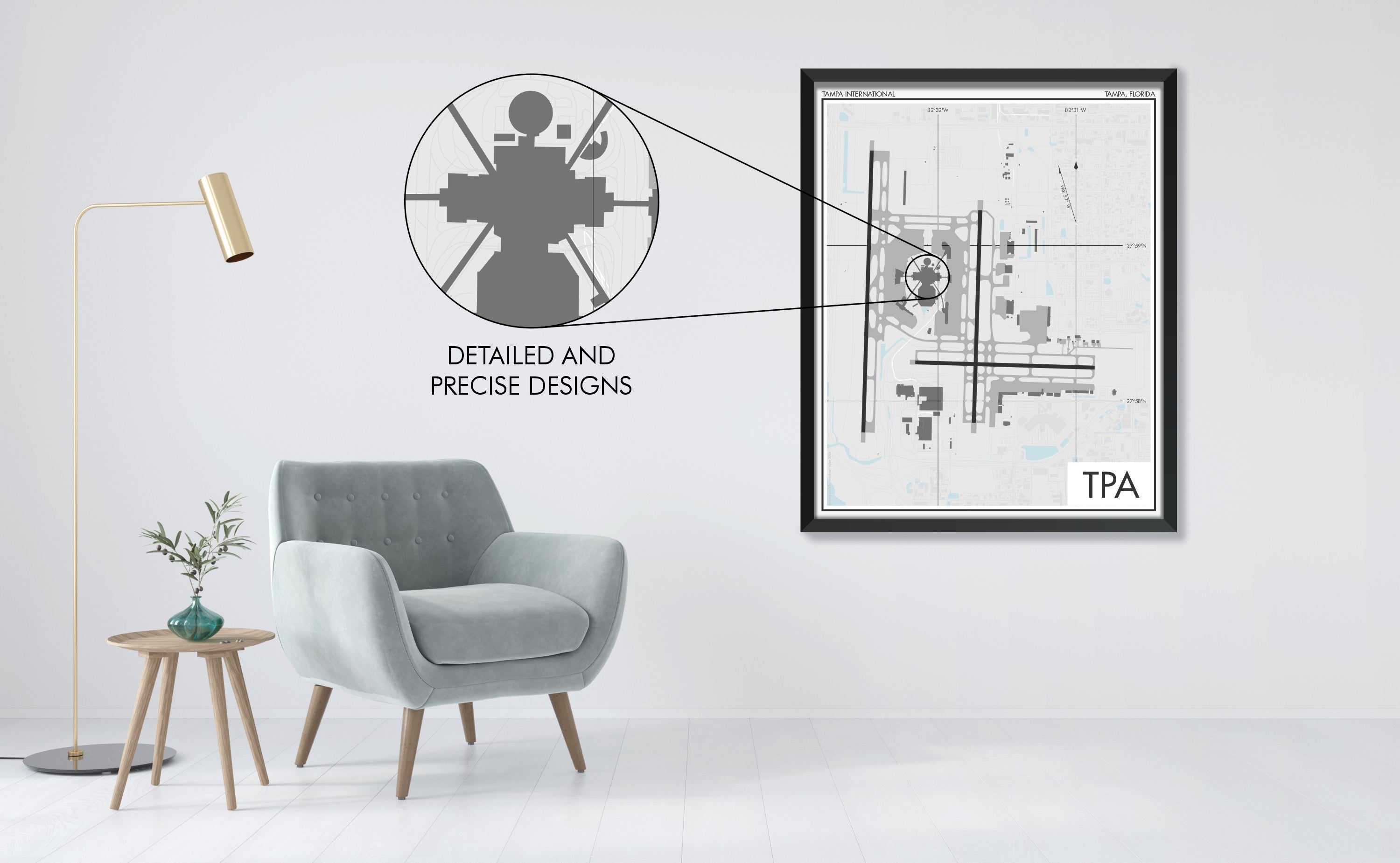 Tampa International (TPA) Airport Art Print