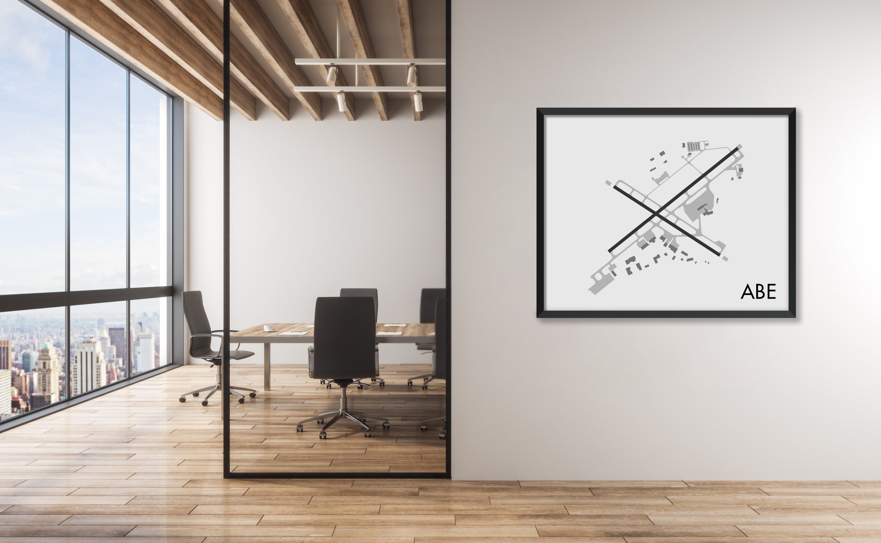 Lehigh Valley International Airport Art Print, ABE