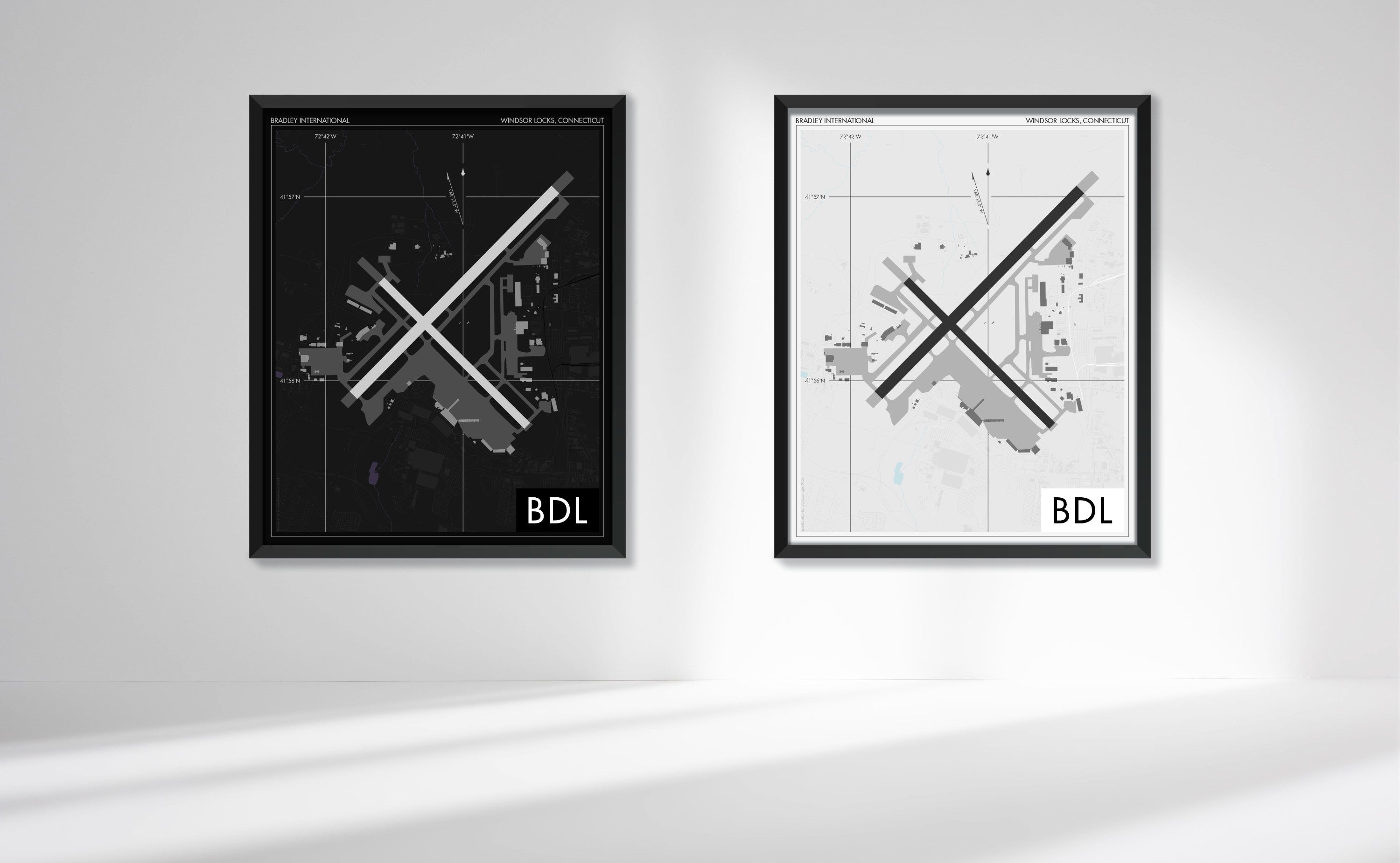 Bradley International Airport (BDL) Art Print