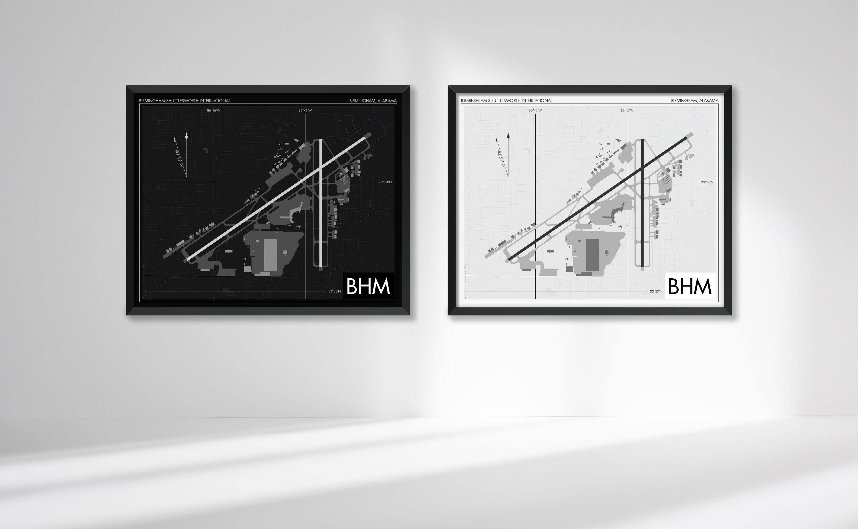 Birmingham-Shuttlesworth International Airport (BHM) Art Print