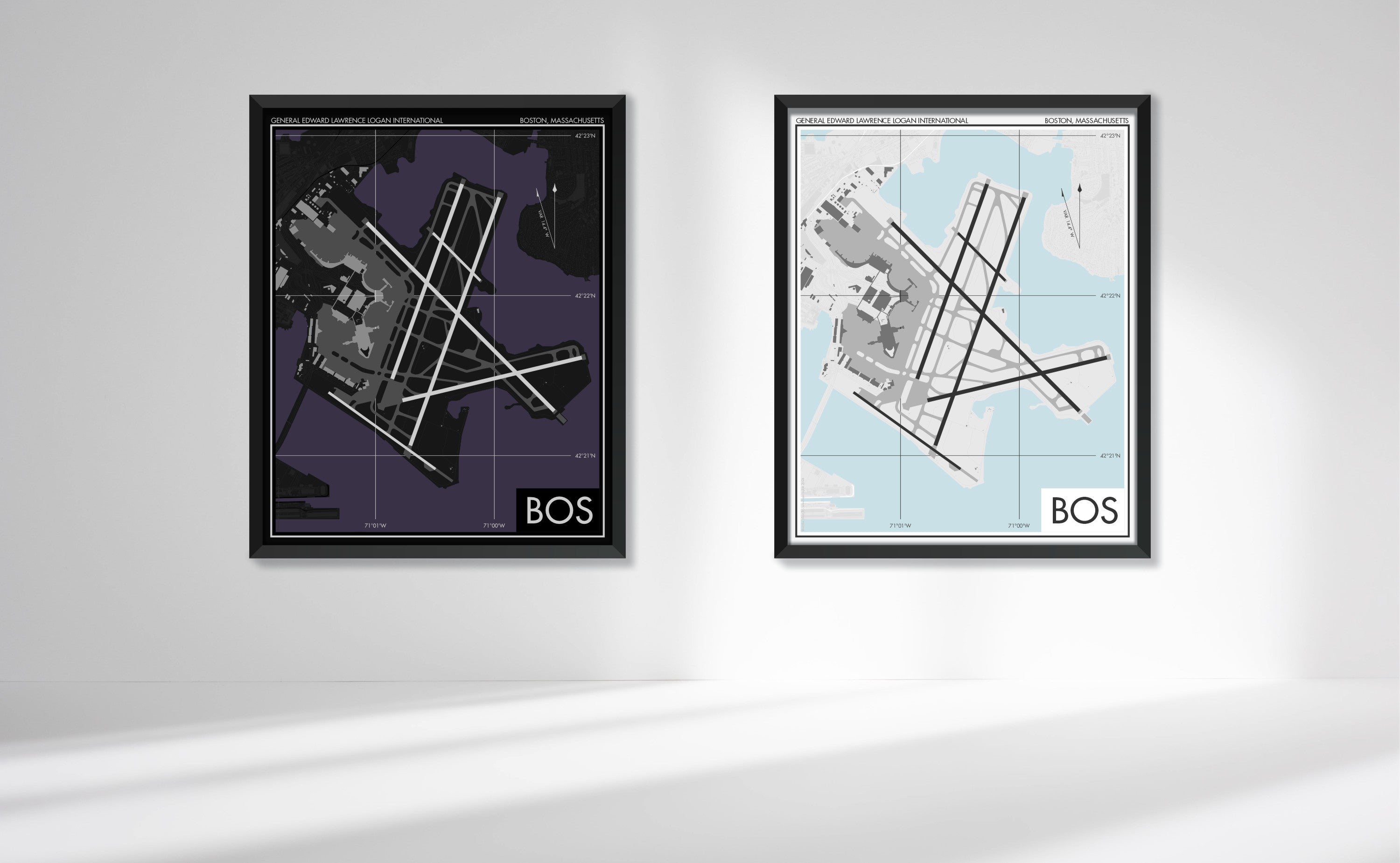 Boston Logan International Airport (BOS) Art Print